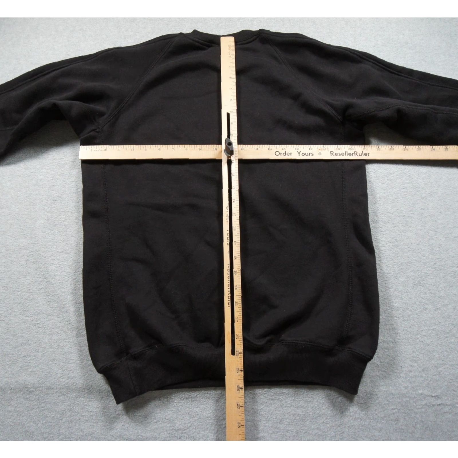 Vintage Who Cares Sweatshirt Mens Small Black Crewneck Pullover Streetwear Adult Size US S / EU 44-46 / 1 - 7 Thumbnail