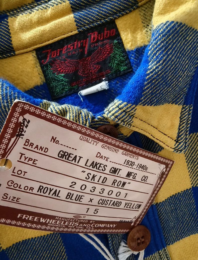 Freewheelers FREEWHEELERS Size 15 St-of-print blockbuster flannel plaid Size US XXS / EU 40 - 3 Thumbnail