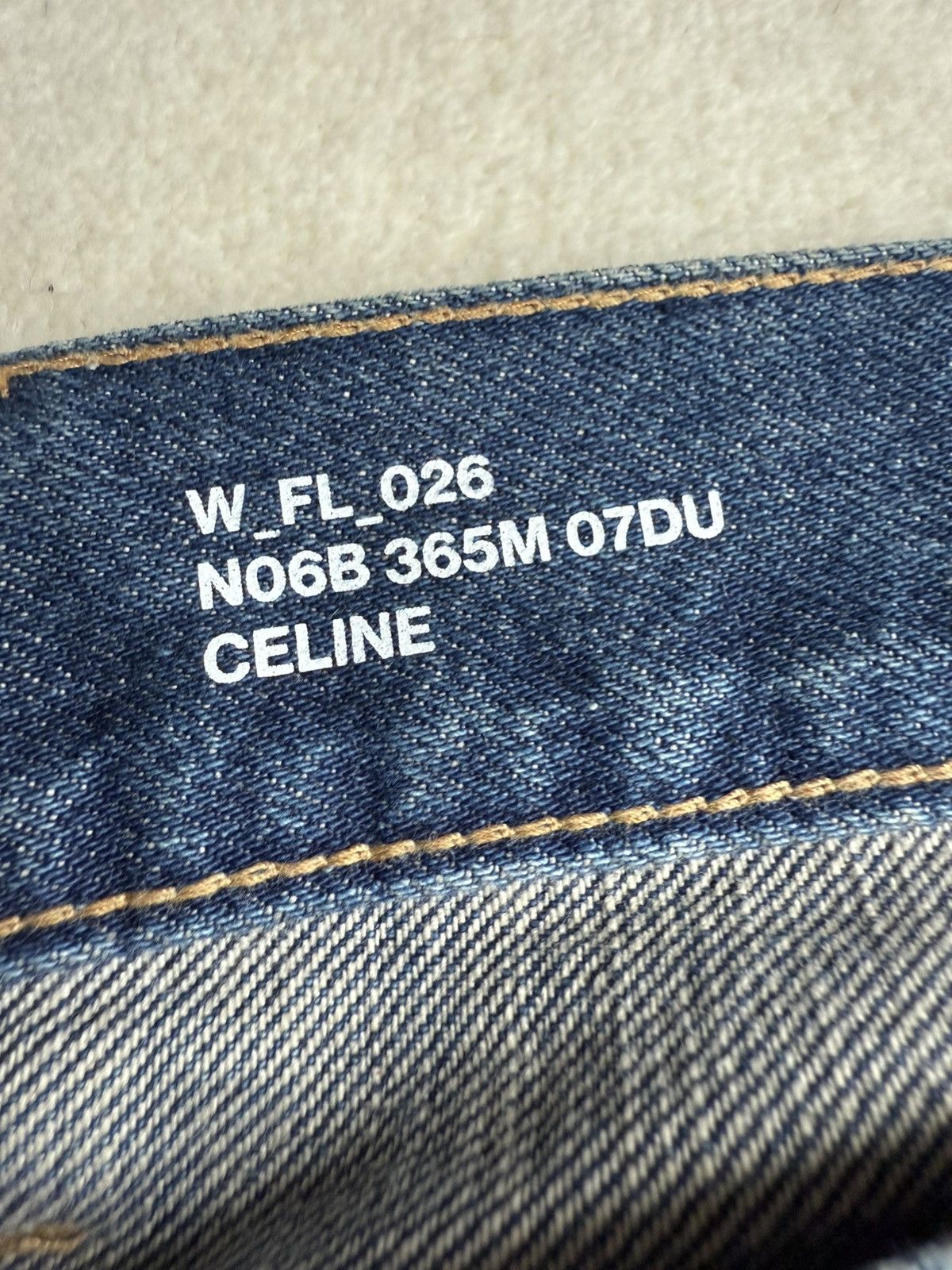 Celine SS24 Grail Celine Marco Union wash Kendrick flares jeans Size US 27 - 22 Thumbnail