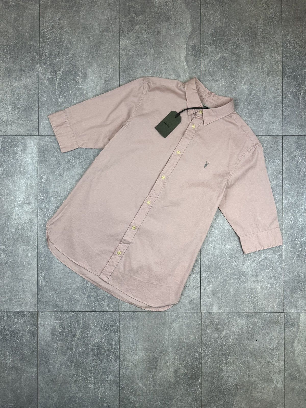 Allsaints New Allsaints Japanese Pink Shirt Button Up Size US M / EU 48-50 / 2 - 1 Thumbnail