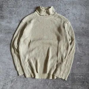 Vintage Vintage Avant Garde Beige Oversize Sweater Size US L / EU 52-54 / 3 - 3 Thumbnail