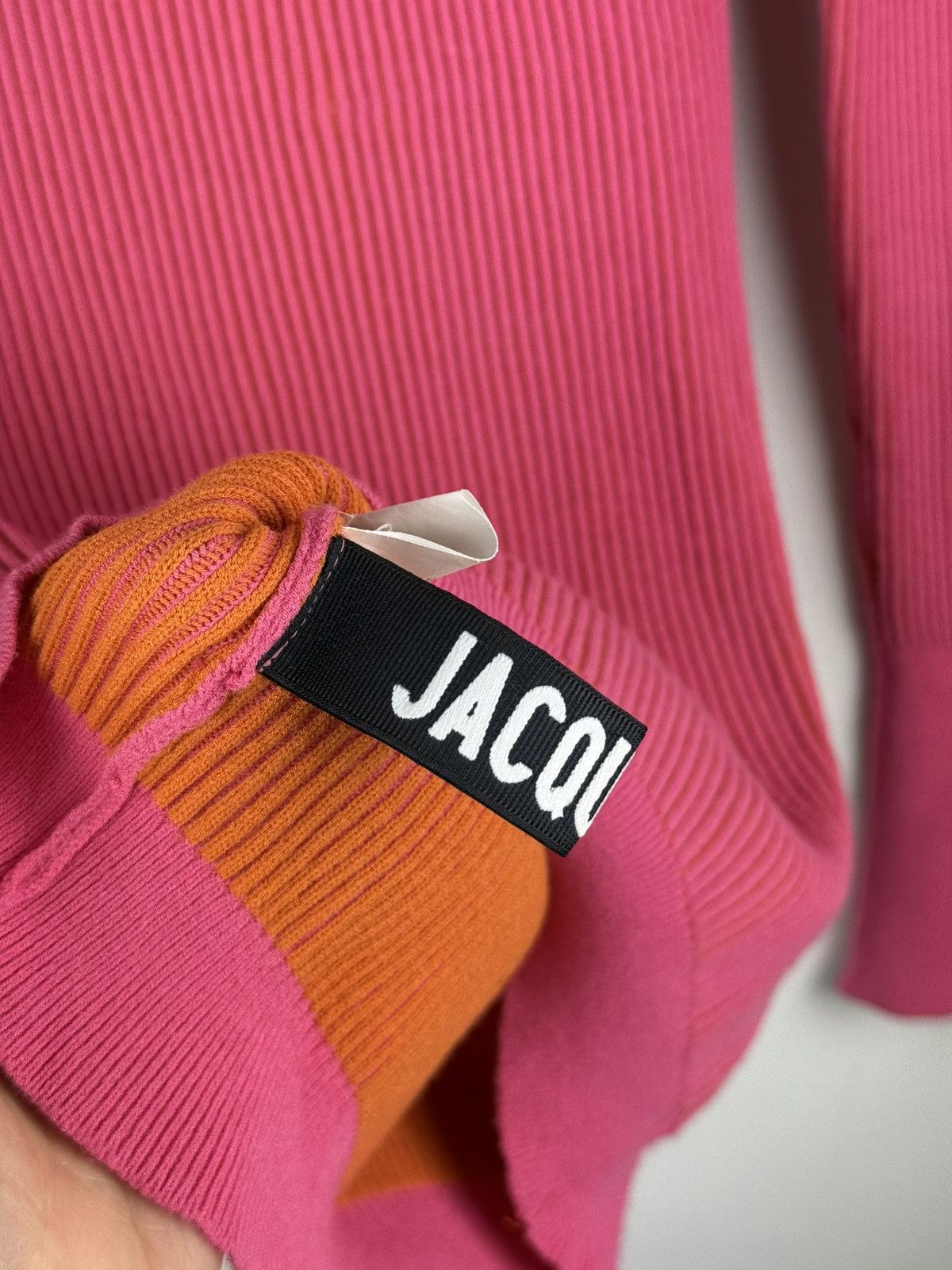 Jacquemus Jacquemus Reversible Ribbed Knitted Viscose Sweater Pullover Size M / US 6-8 / IT 42-44 - 17 Thumbnail