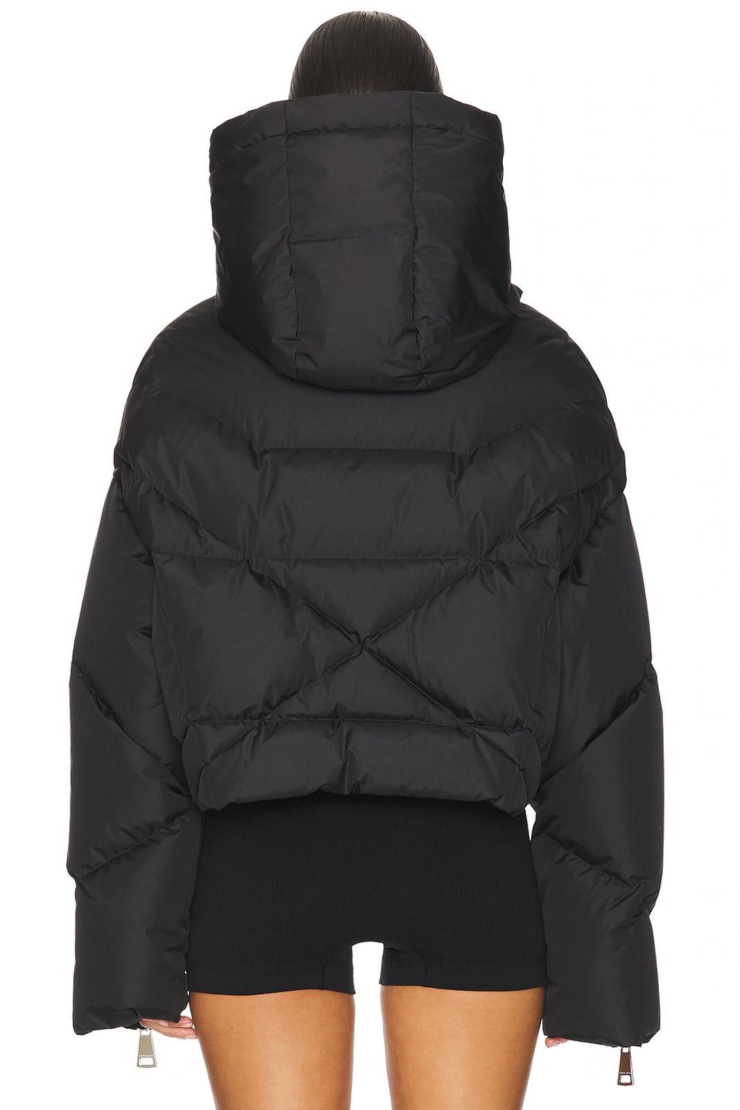 Khrisjoy Khrisjoy 'Khris' cropped Iconic puffer jacket black, Sz XS Size XS / US 0-2 / IT 36-38 - 3 Thumbnail