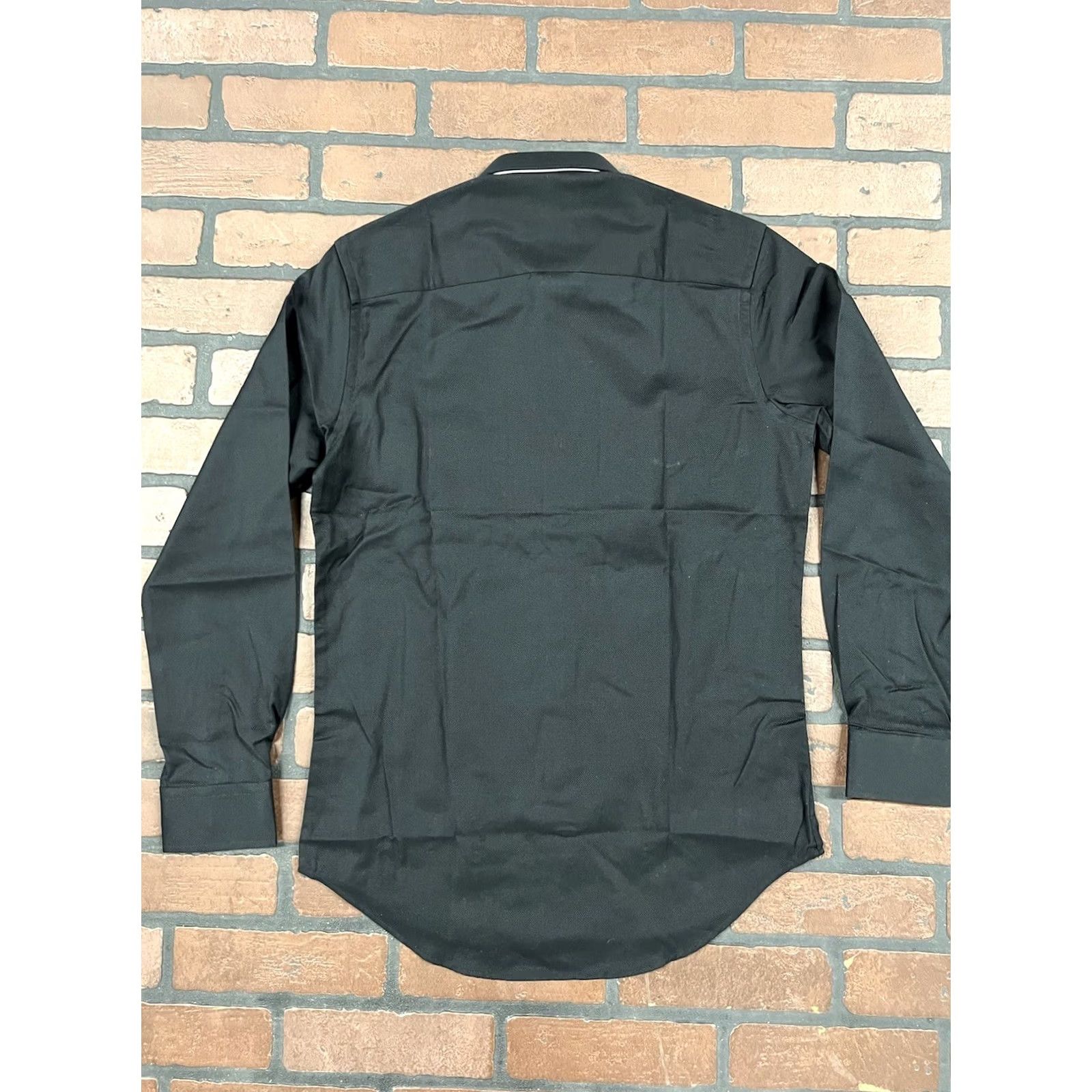 Vintage VINTAGE Renoma Classic Men's Shirt 15 Black Slim Button-Down | NWT Size US M / EU 48-50 / 2 - 5 Thumbnail