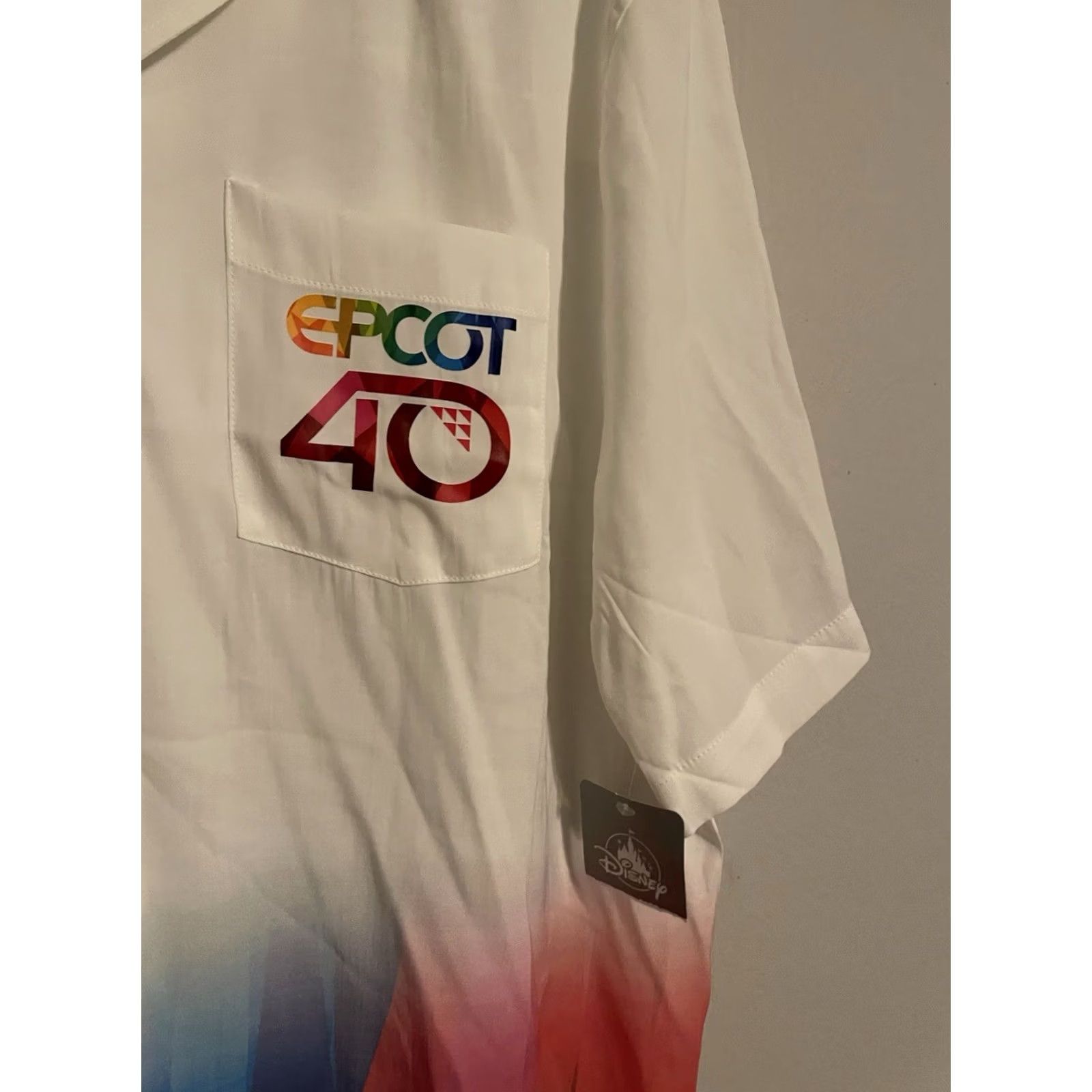 Disney VINTAGE Epcot 40th Anniversary Disney World S/S Button Up Hawaiian Shirt Mens L New Size US L / EU 52-54 / 3 - 2 Thumbnail