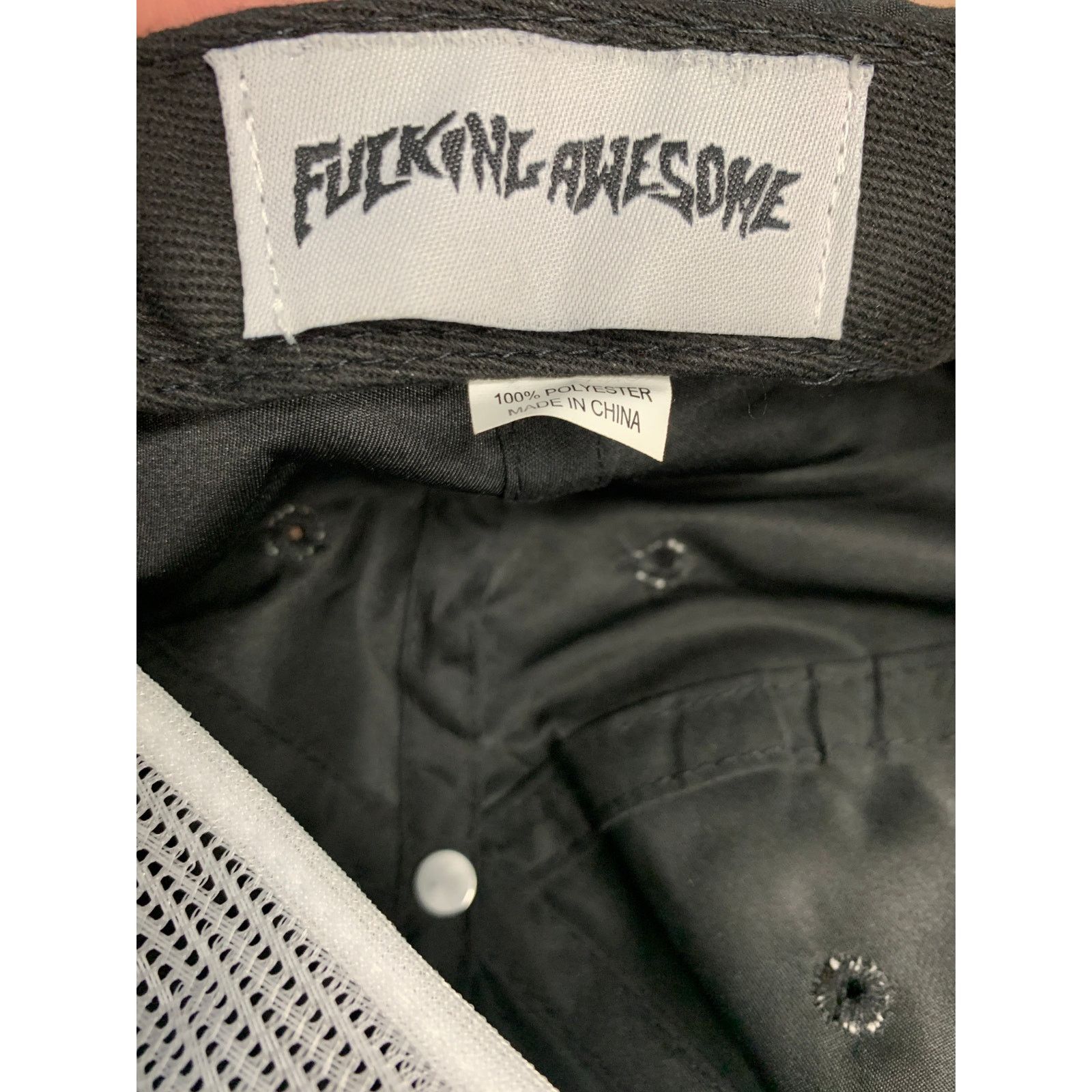 Fucking Awesome F*cking Awesome Black Graphic Hat NEW SHIPS NOW Size ONE SIZE - 2 Thumbnail