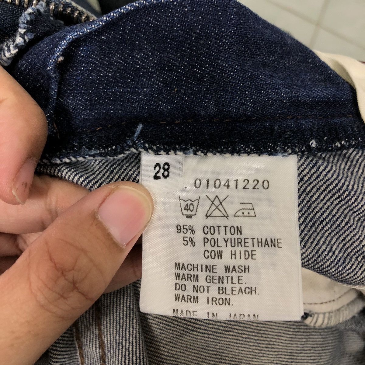 FACTOTUM 🔥Rare Punk Design Bowcut Distressed Denim Factotum Japan Size US 28 / EU 44 - 16 Thumbnail