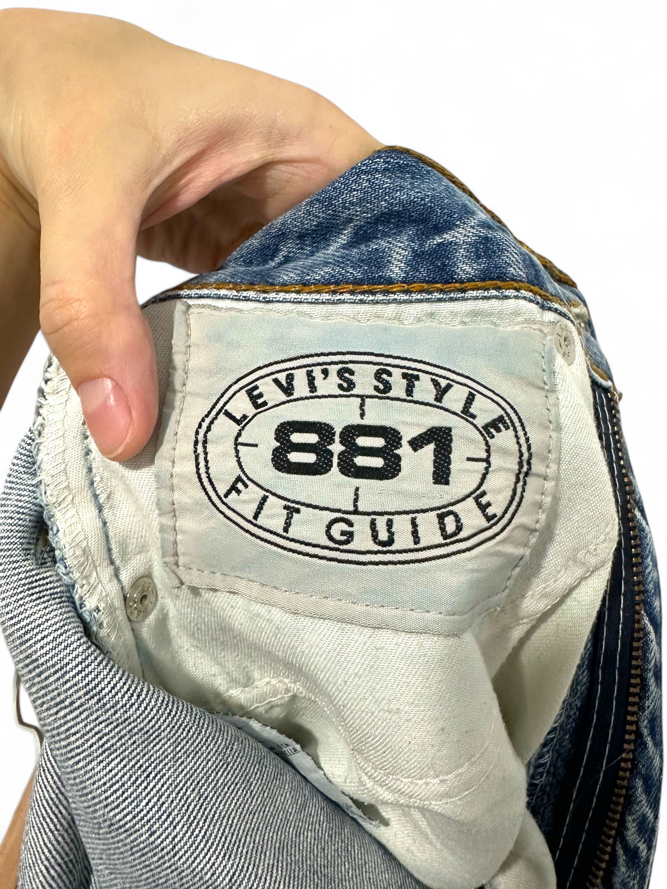 Levi's × Vintage Vintage Levi's 881 Orange Tab Women's Denim w 29 l 30 Size 29" - 4 Thumbnail