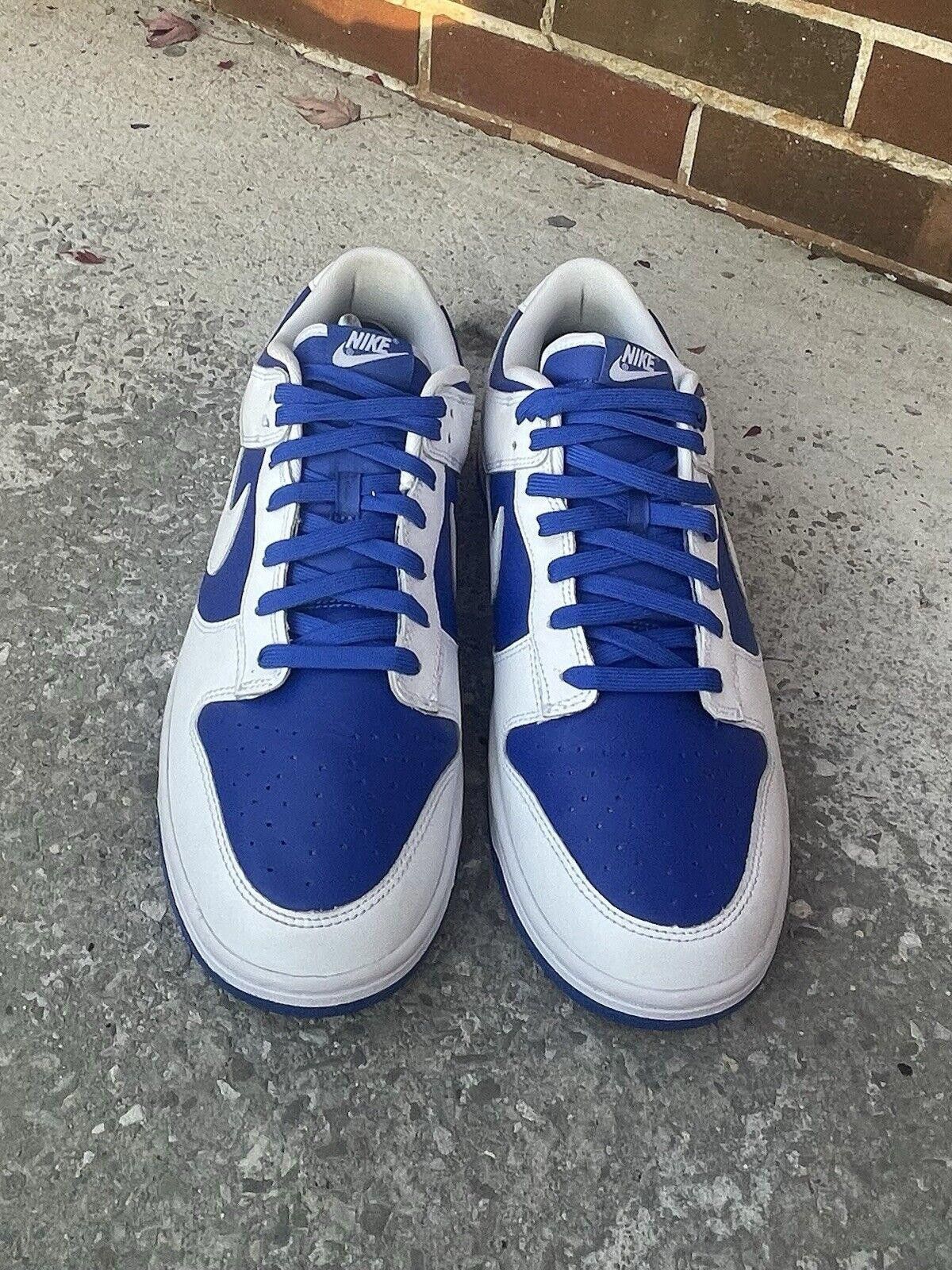 Nike Nike Dunk Low "Racer Blue/White" Men’s Sz 14 Size US 14 / EU 47 - 2 Thumbnail