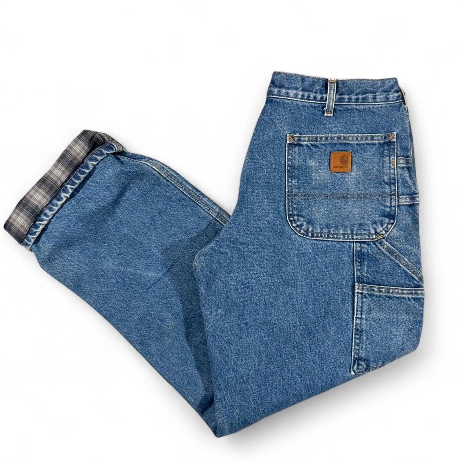 Carhartt VTG Carhartt Carpenter Lined Jeans Size 32 Size US 32 / EU 48 - 5 Thumbnail