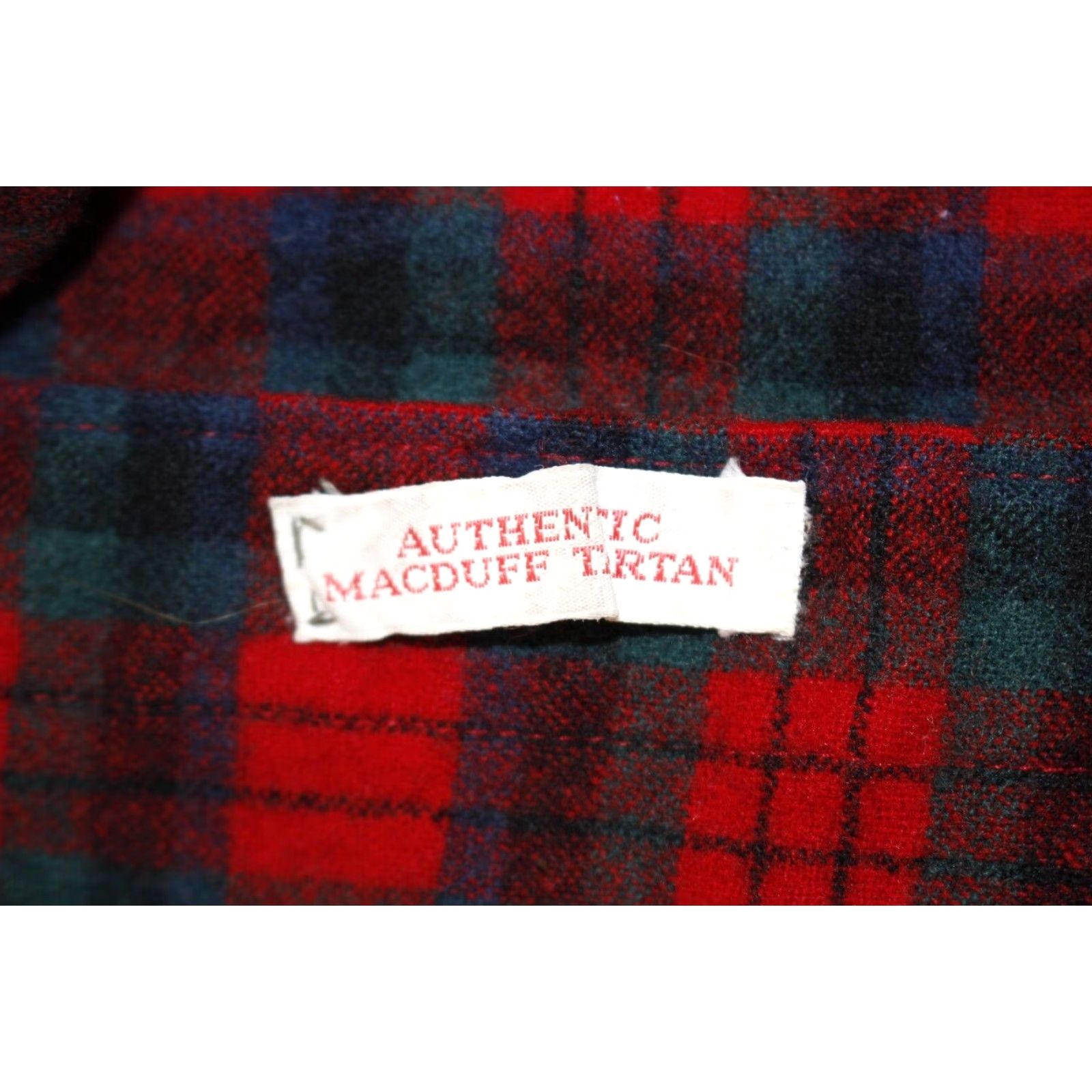 Pendleton Vintage Pendleton Wool Flannel Shirt Macduff Tartan Red Plaid Men's L Size US L / EU 52-54 / 3 - 3 Thumbnail