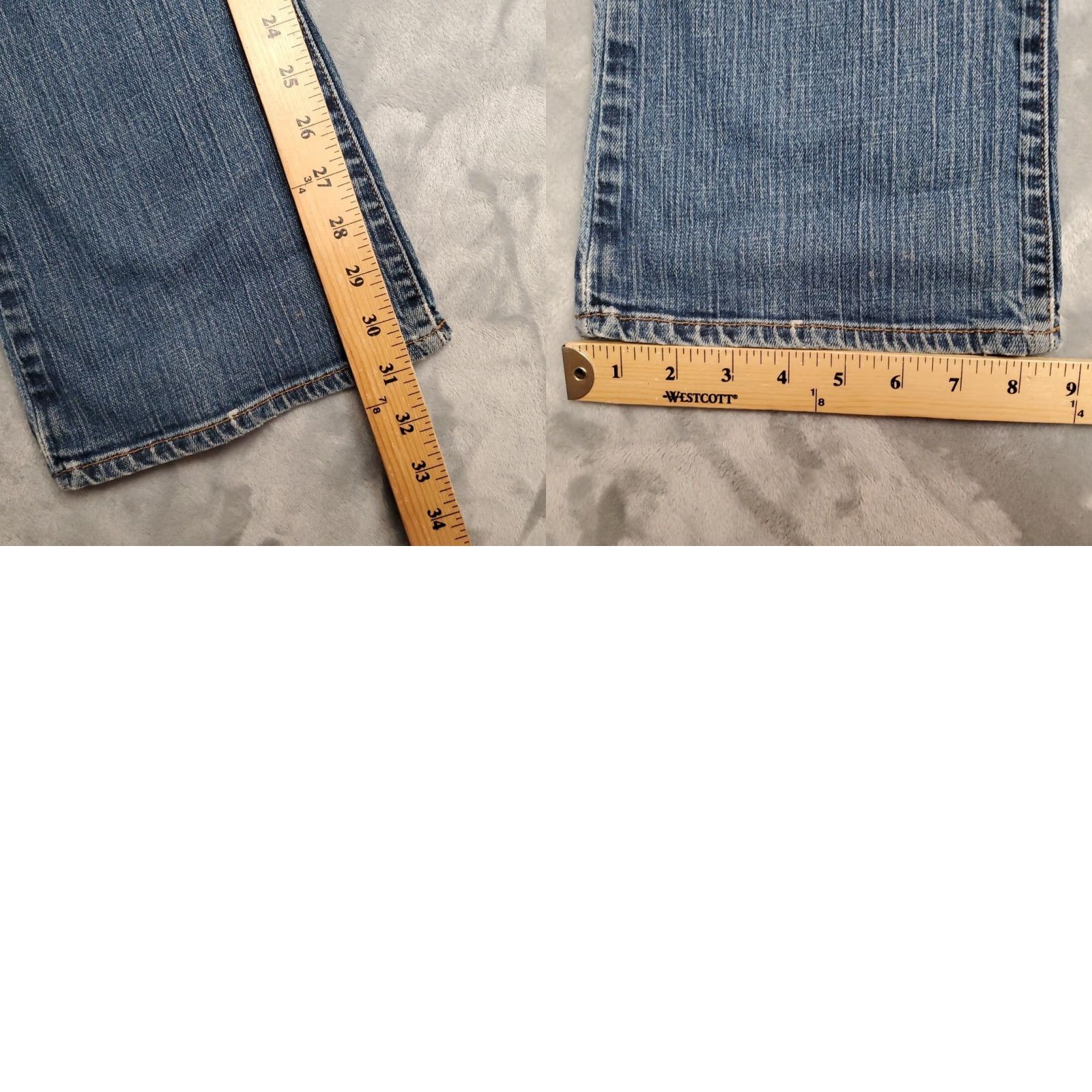 Eddie Bauer VINTAGE Eddie Bauer Jeans Womens 2 Faded Blue Denim Bootcut Everyday Comfort Pants VTG Size 26" / US 2 / IT 38 - 9 Thumbnail