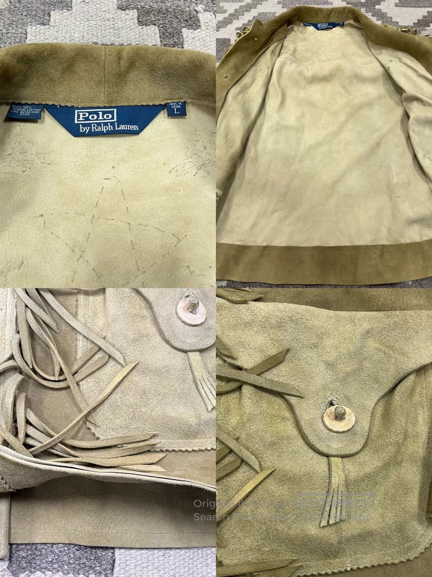 RRL Ralph Lauren Ralph Lauren RRL Limited Western Leather Vest. Size US L / EU 52-54 / 3 - 6 Thumbnail