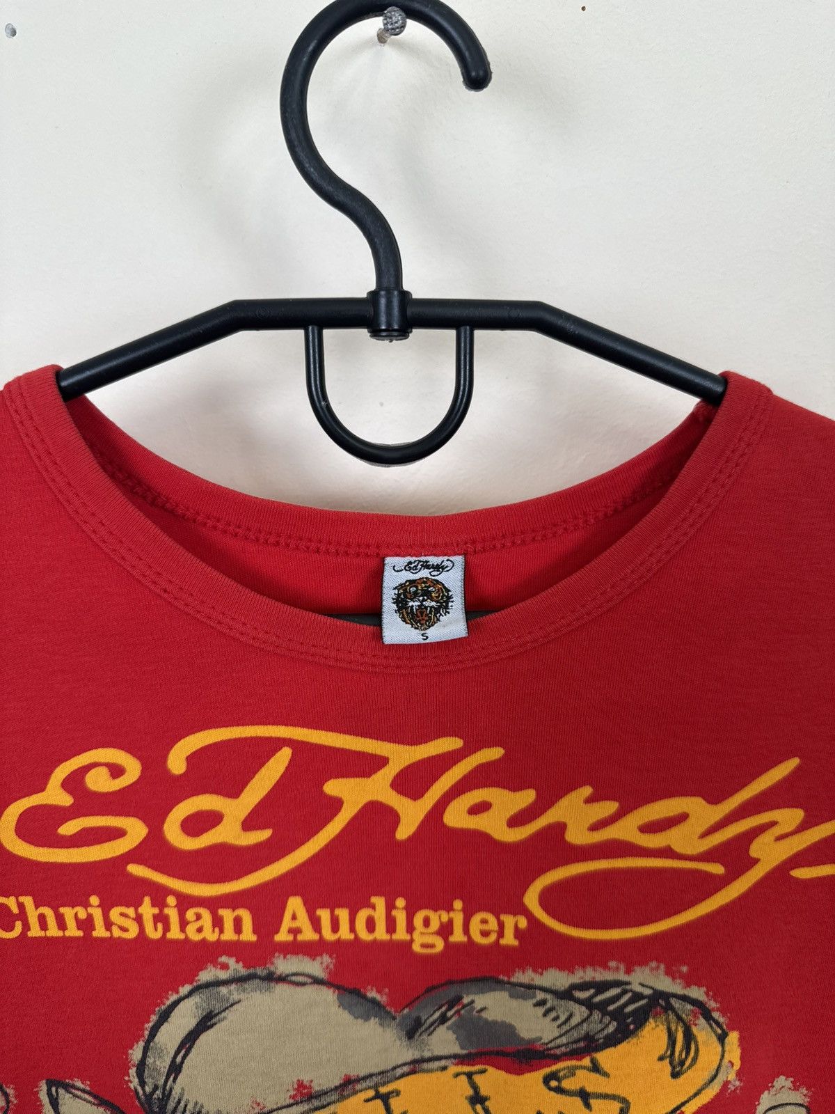 Ed Hardy Vintage Ed Hardy T shirt Women Top Heart Red Tattoo Sz S Y2K Size S / US 4 / IT 40 - 9 Thumbnail