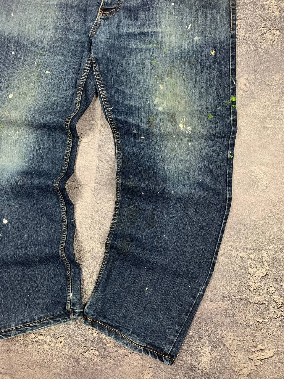 Levi's Levi’s Vintage Paint Jeans W35 L32 (Fits L27) Blue Size US 32 / EU 48 - 5 Thumbnail