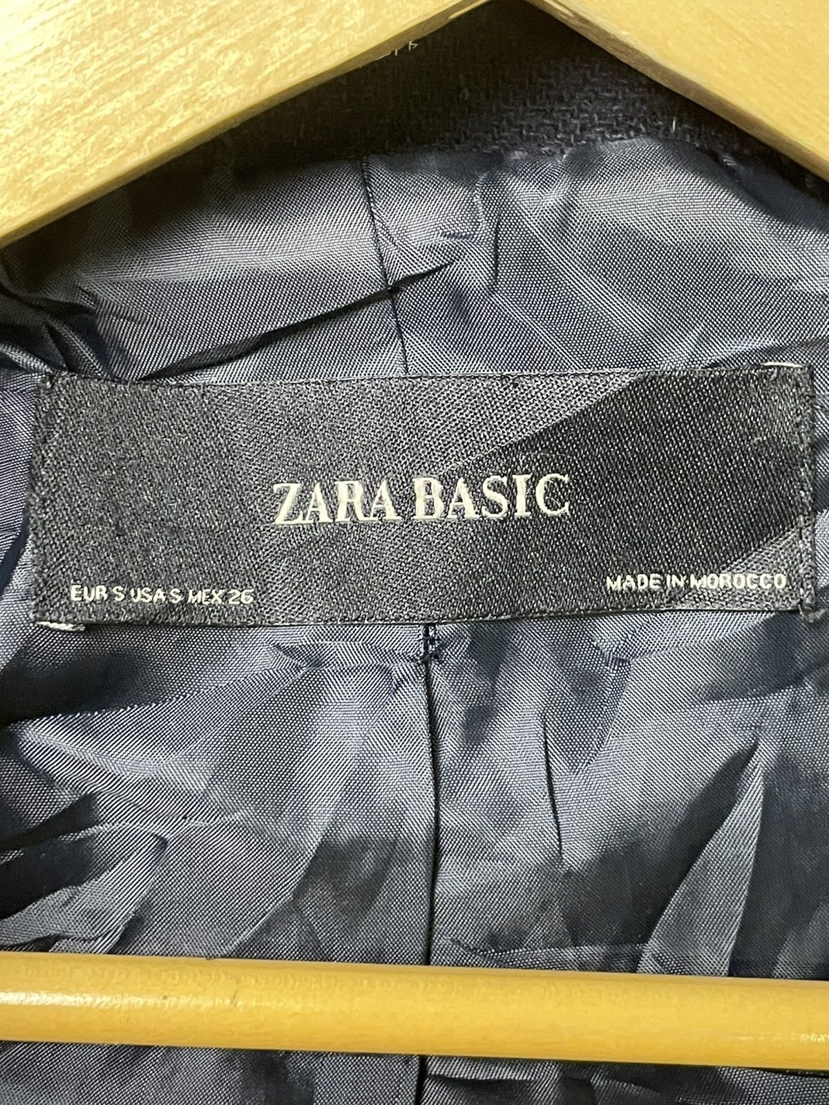 Designer × Vintage × Zara Vintage Zara Basic Wool Blend Long Jacket (48) Size US S / EU 44-46 / 1 - 9 Thumbnail