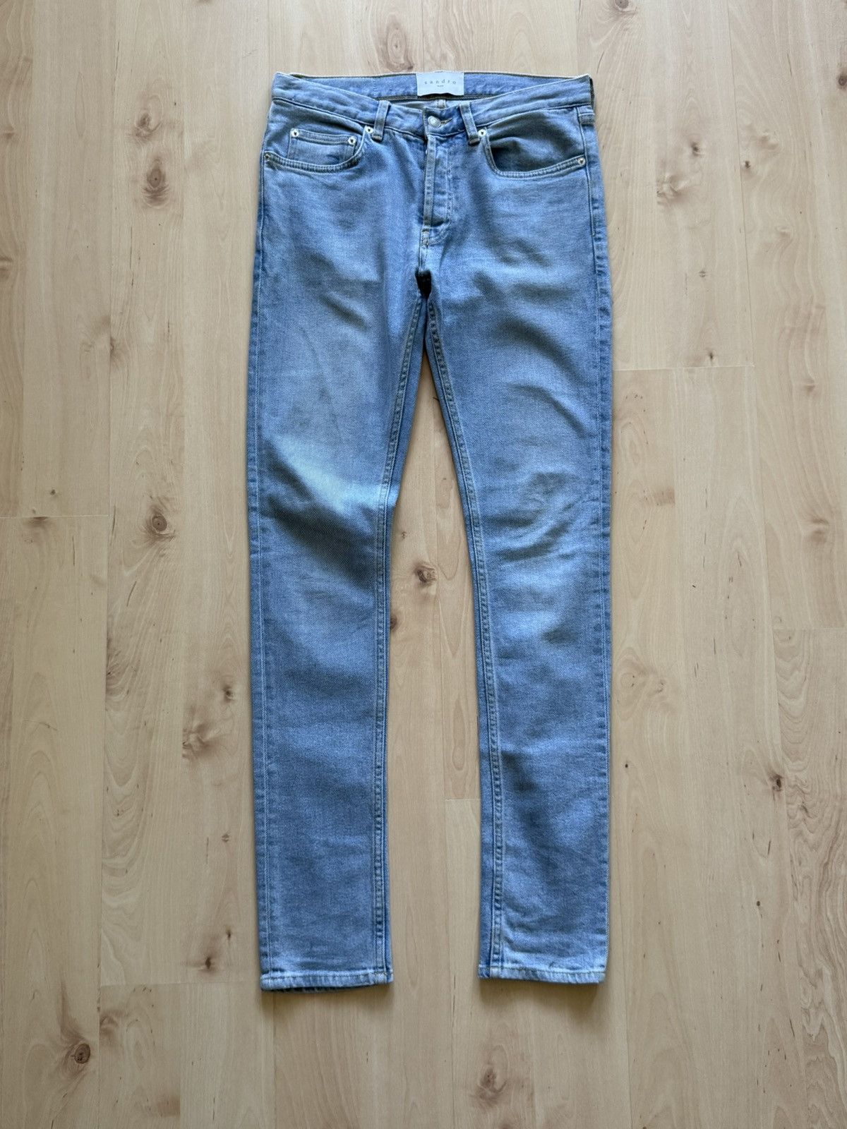 Sandro Paris Skinny light blue Denim Jeans slim fit