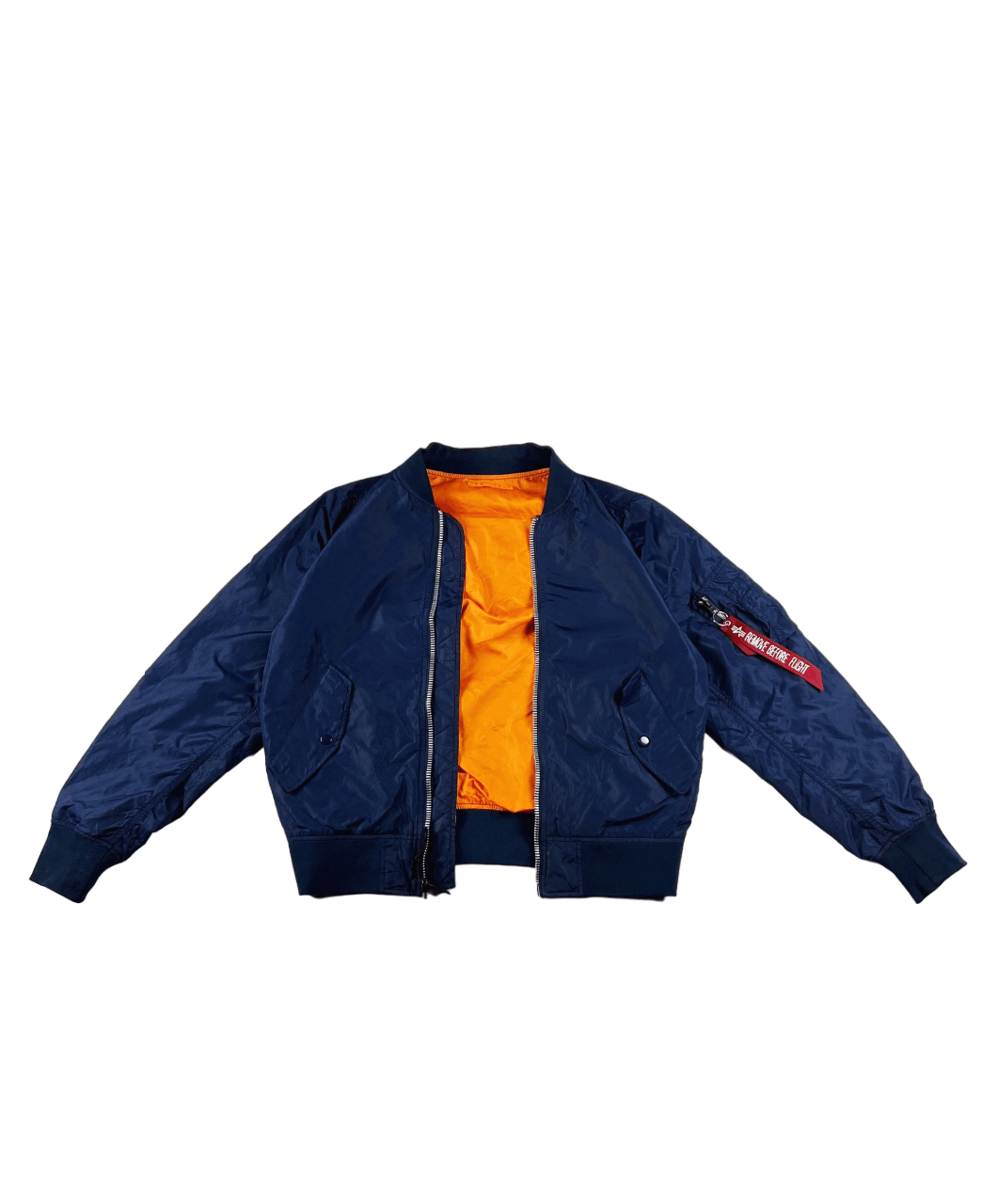 image of Alpha Industries Bomber Jacket L in Navy, Men's (Size Large)