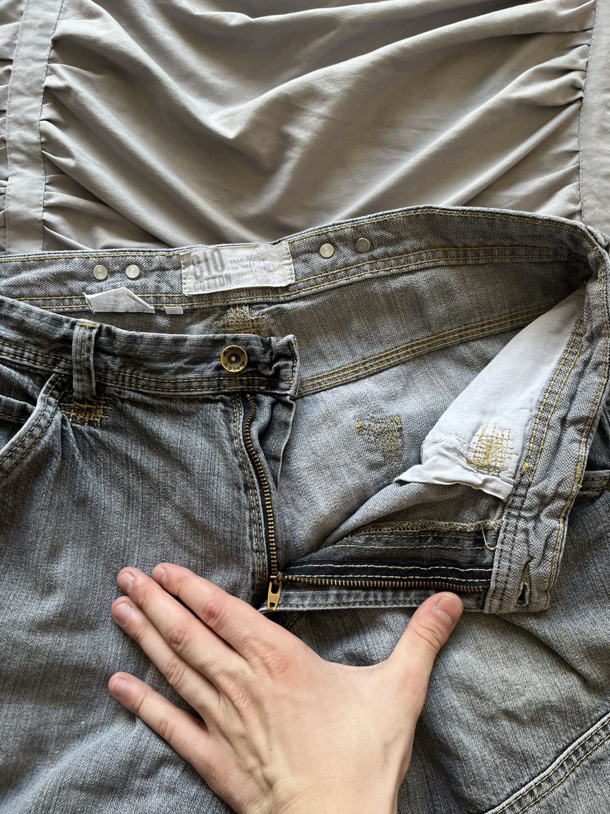 Vintage Carpenter Workers Denim Jeans Shorts Japanese Brand