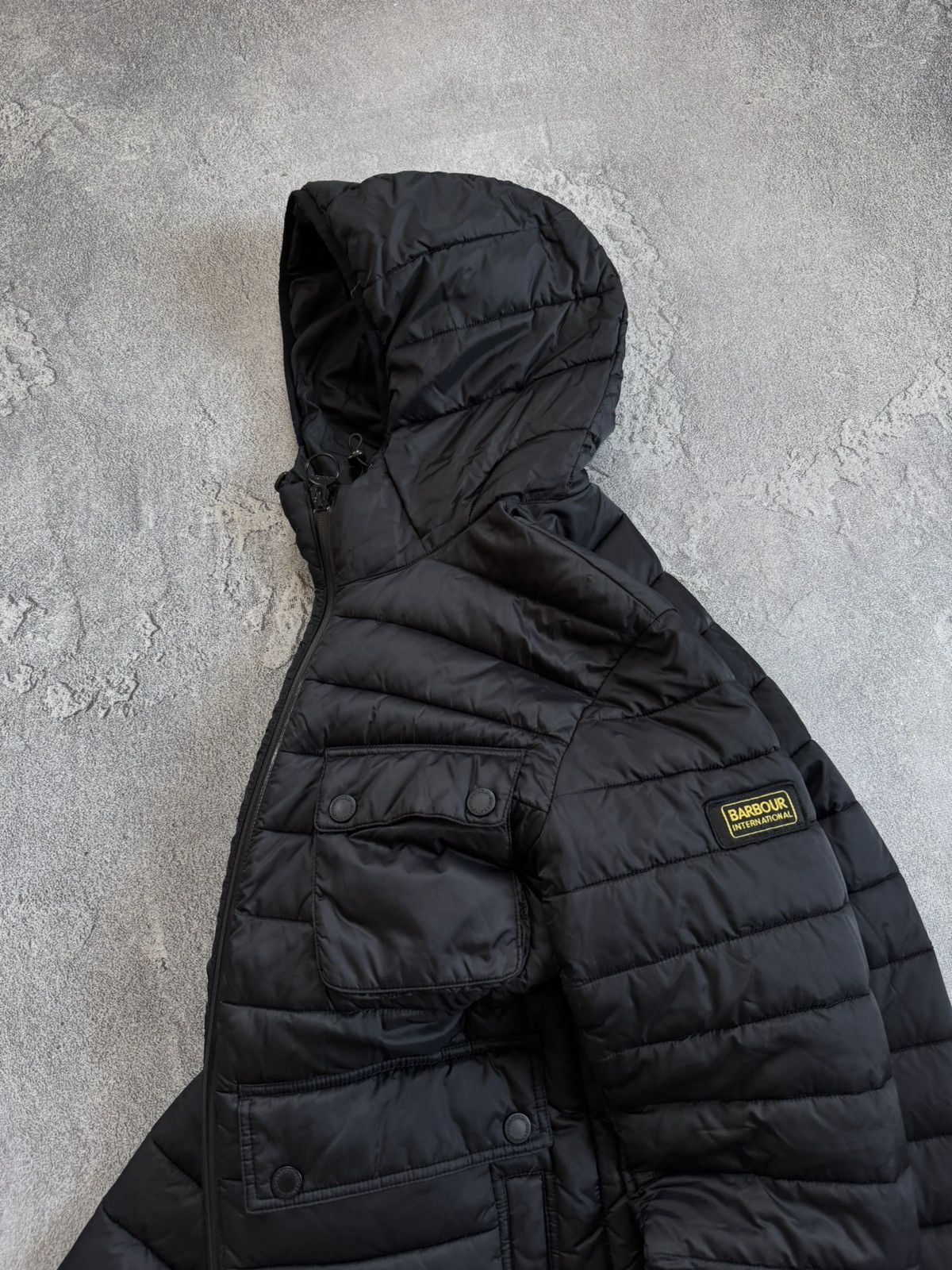 Barbour Barbour International Ouston hooded quilted jacket fibredown Size US L / EU 52-54 / 3 - 2 Thumbnail