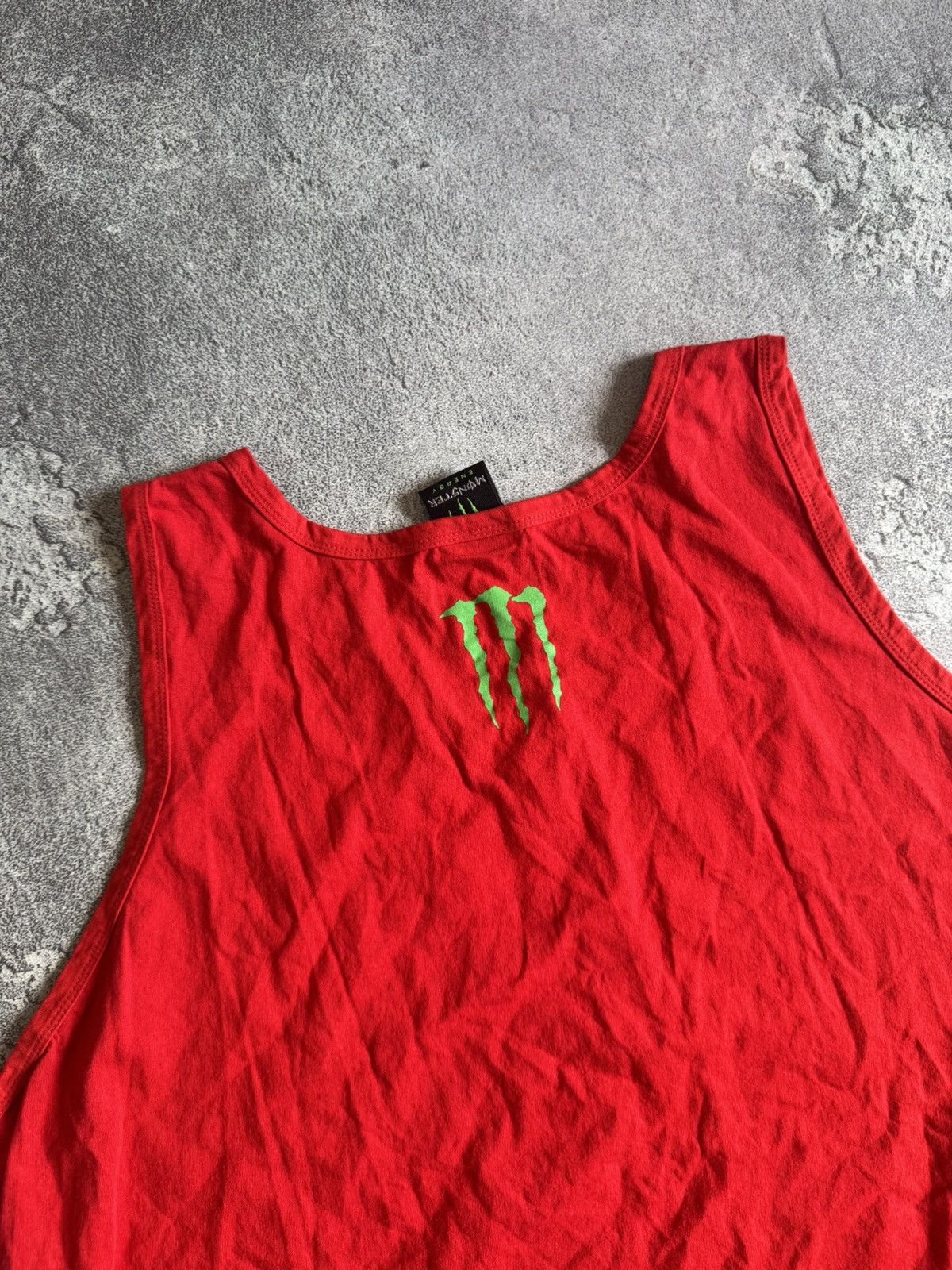 Fox Racing Monster Energy XXL biglogo racing tank top sleeveless shirt Size US XXL / EU 58 / 5 - 12 Thumbnail