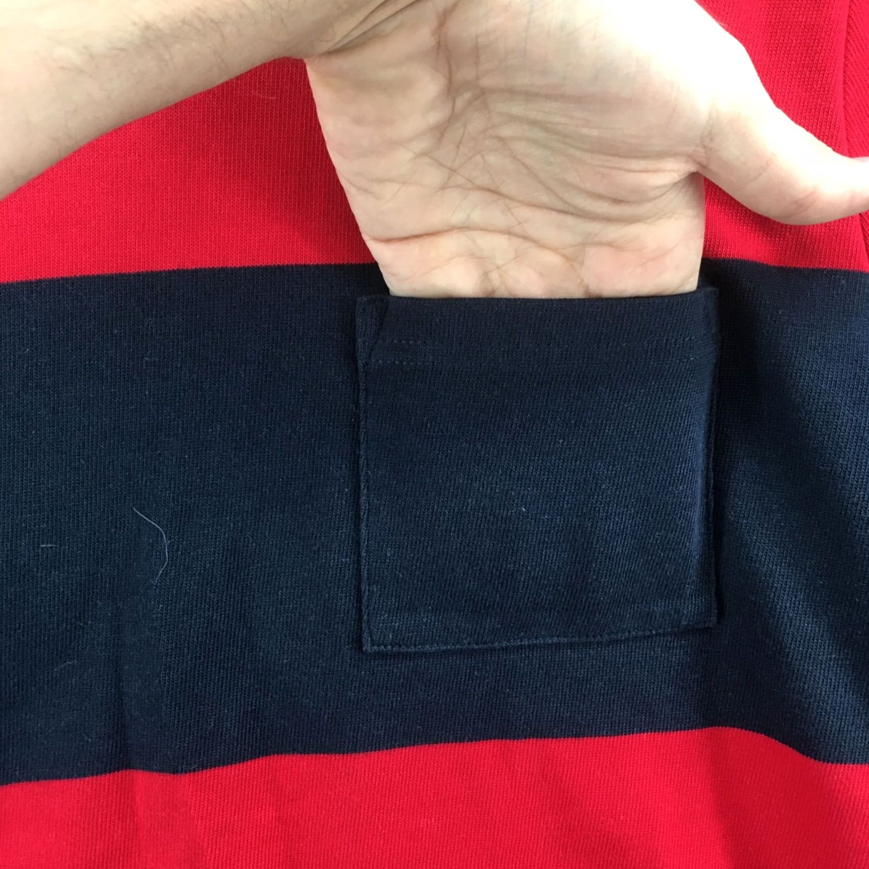 Banana Republic Banana Republic Long Sleeve Tee Top Womens M Blue Striped Cotton Pullover Shirt Size M / US 6-8 / IT 42-44 - 6 Thumbnail