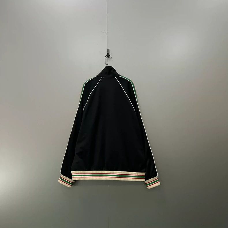 Gucci Gucci Side striped embroidered logo school uniform jacket 2 Size US XXL / EU 58 / 5 - 2 Thumbnail