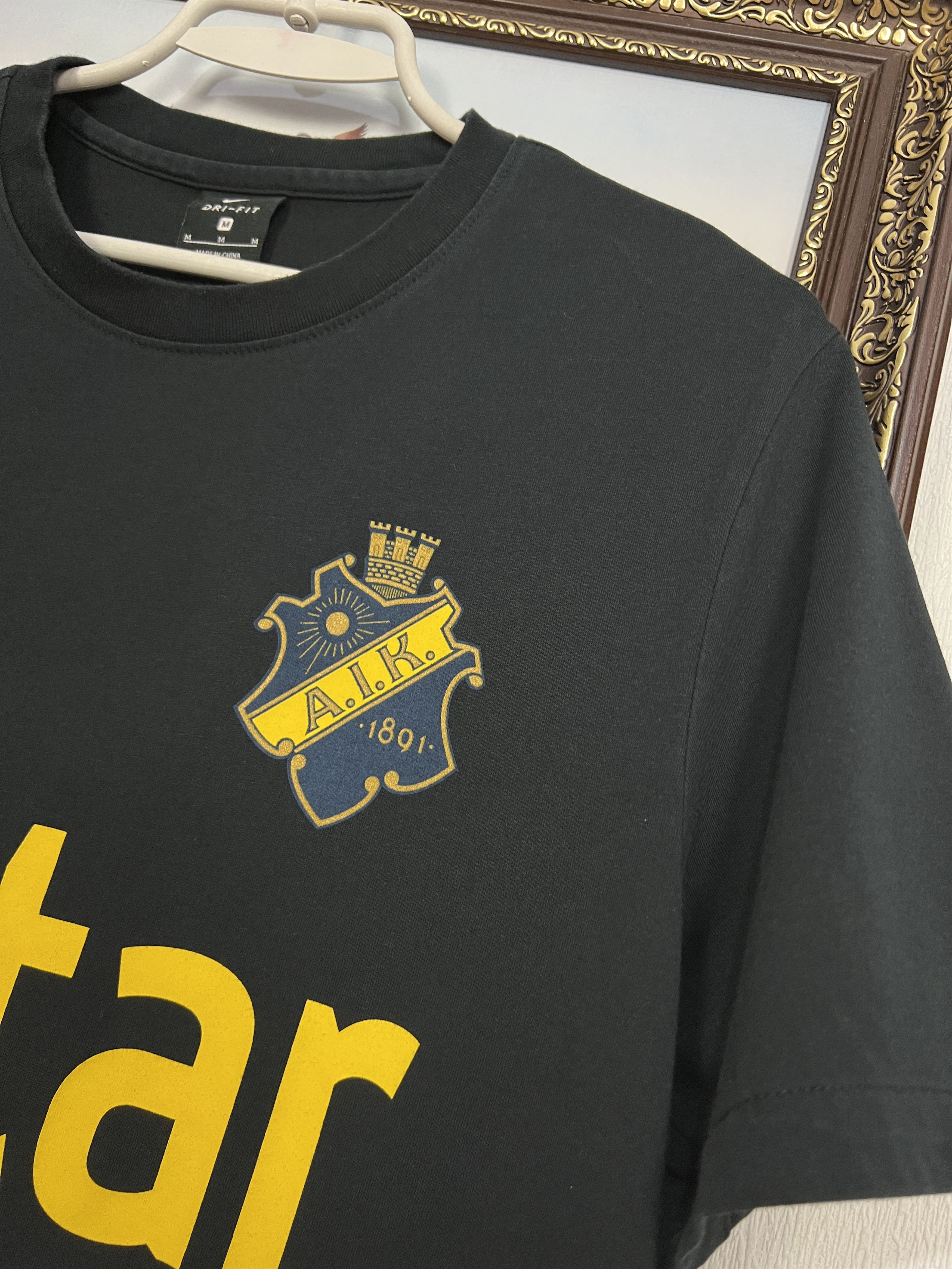 Nike AIK Stockholm Football Train Shirt Soccer Jersey Trikot Rare Size US M / EU 48-50 / 2 - 4 Thumbnail
