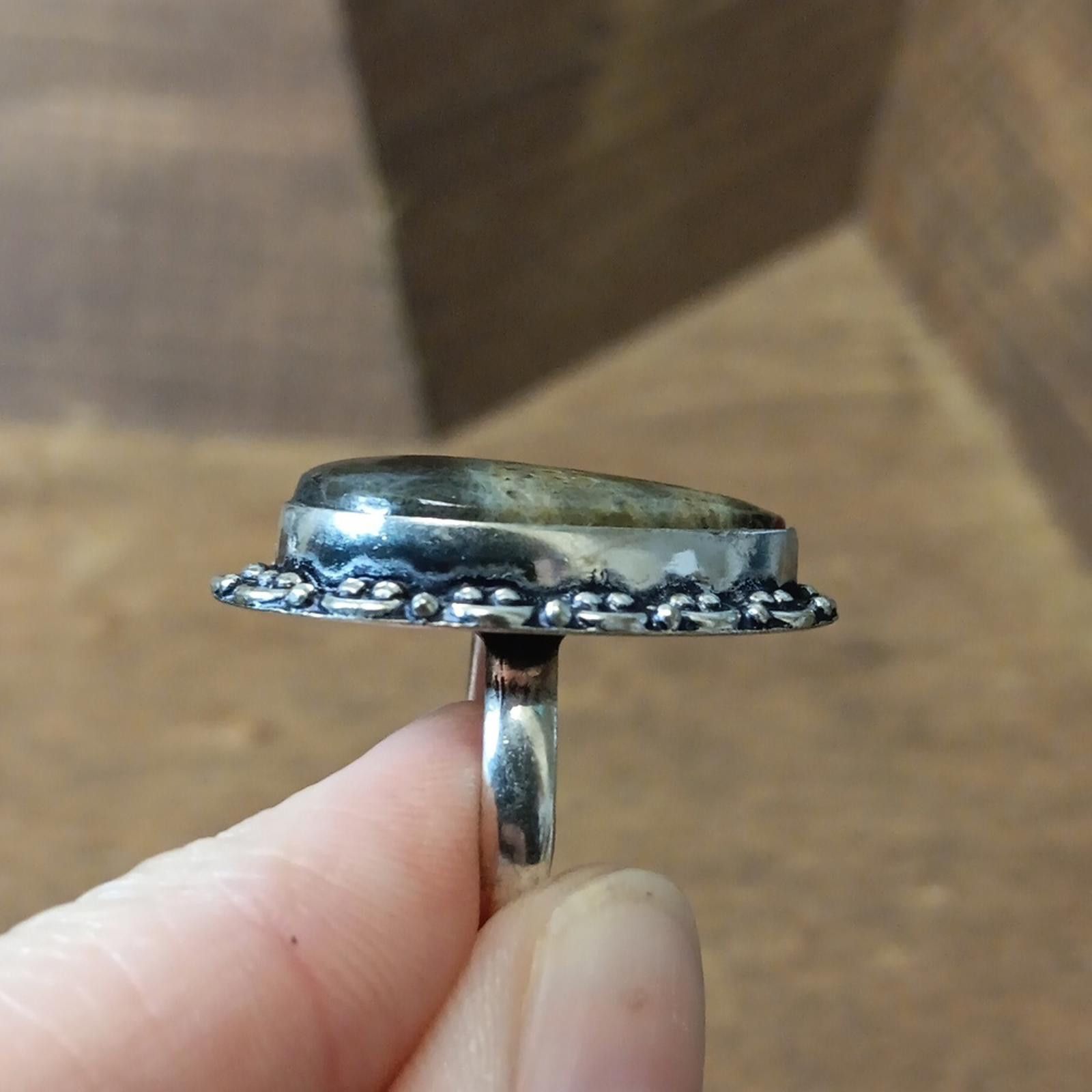 Designer Elegant Teardrop Stone Ring Size ONE SIZE - 4 Thumbnail