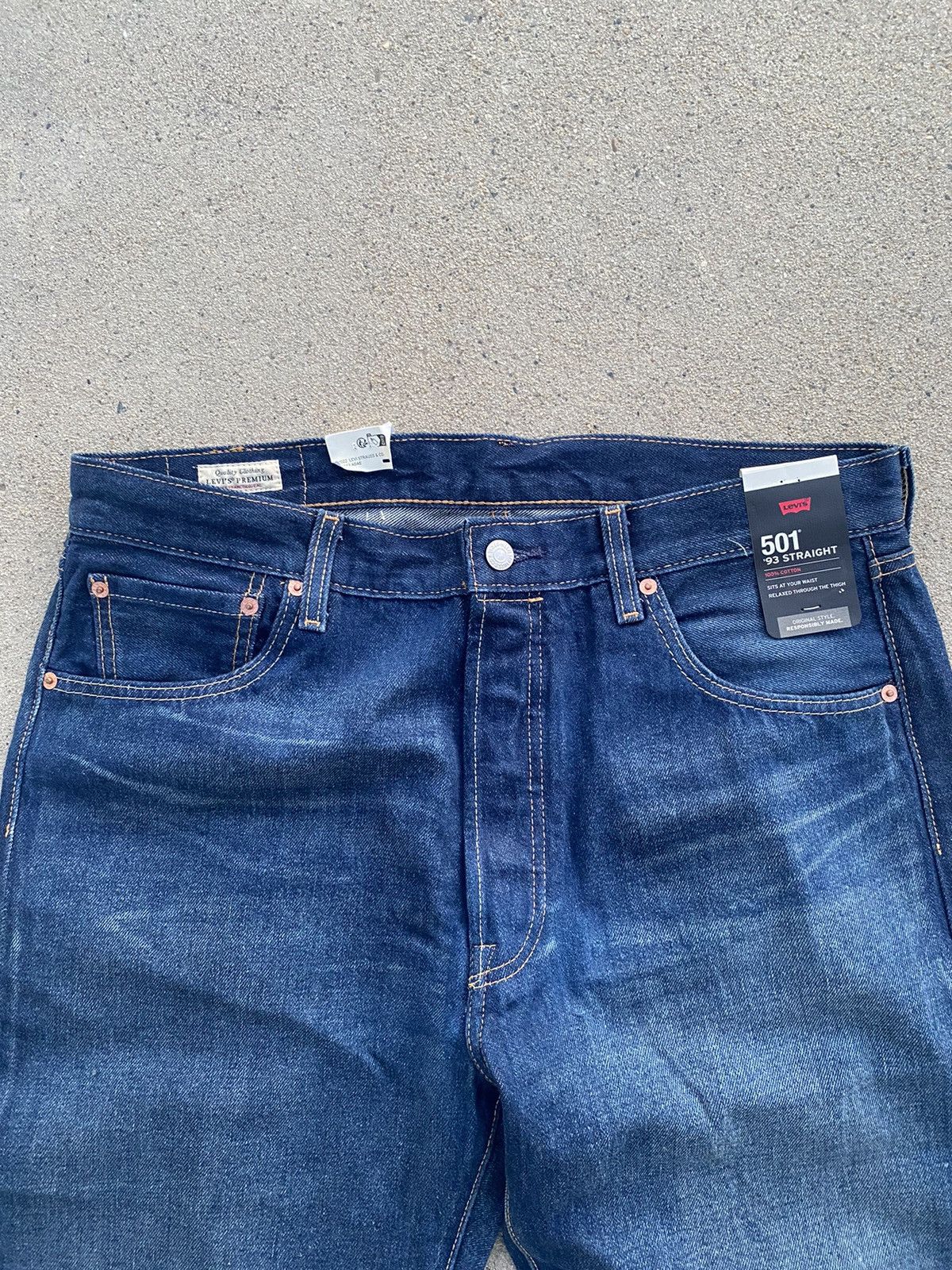 Levi's × Levi's Made & Crafted × Levi's Vintage Clothing Levi’s 501 ‘93 rare 36x40 Size US 36 / EU 52 - 2 Thumbnail
