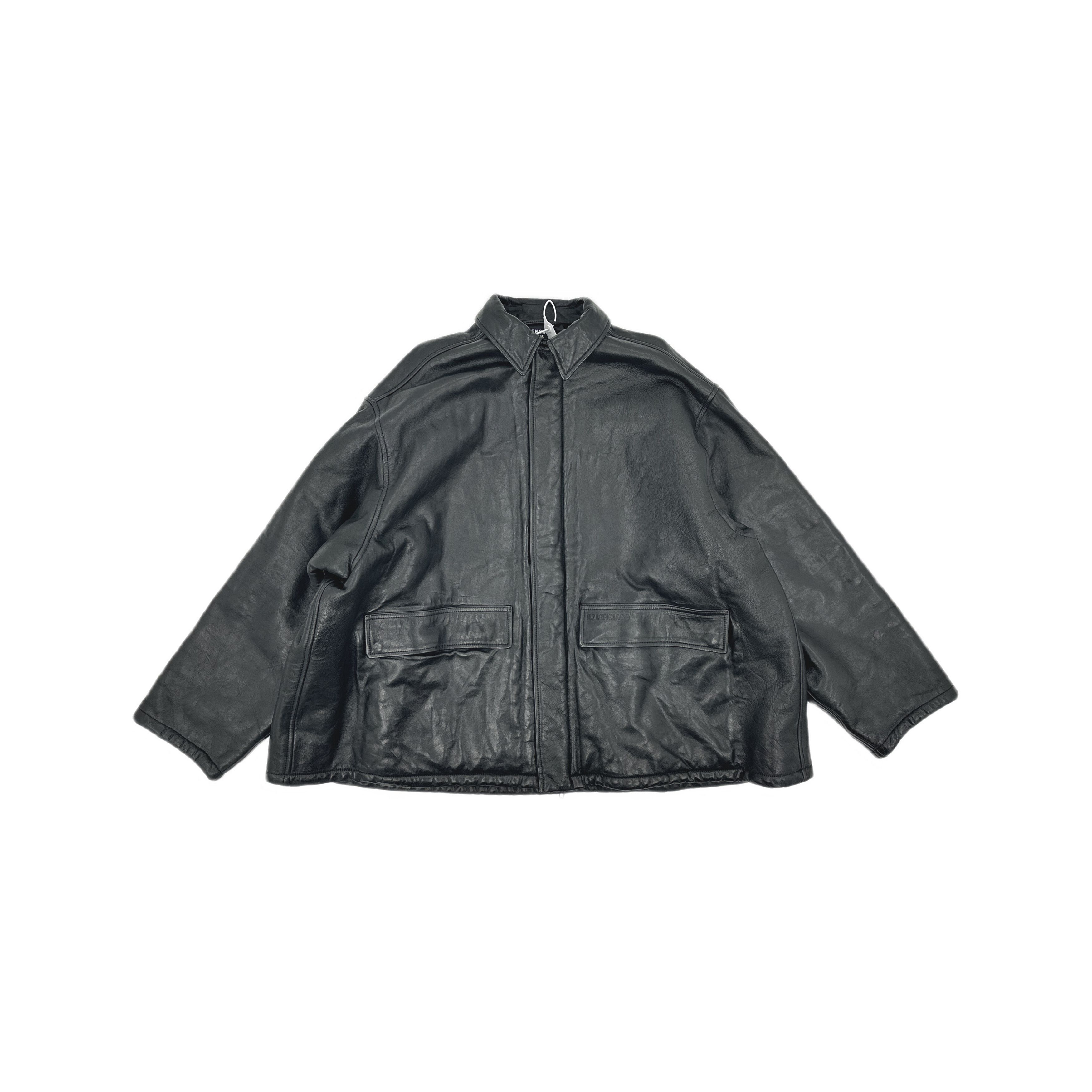 Balenciaga Balenciaga Lambskin Leather Jacket Size 44 Size US S / EU 44-46 / 1 - 1 Thumbnail