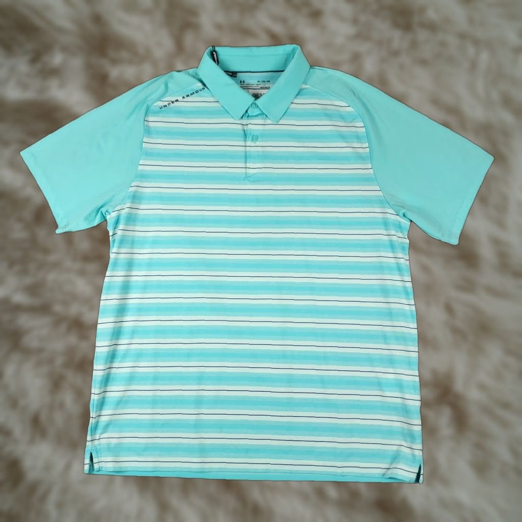 Under Armour Under Armour Polo Shirt Mens XL Blue Golf Casual Short Sleeve Shirt Polo Mens XL Blue Golf Casual Modern Logo Sports Men Size US XL / EU 56 / 4 - 1 Thumbnail