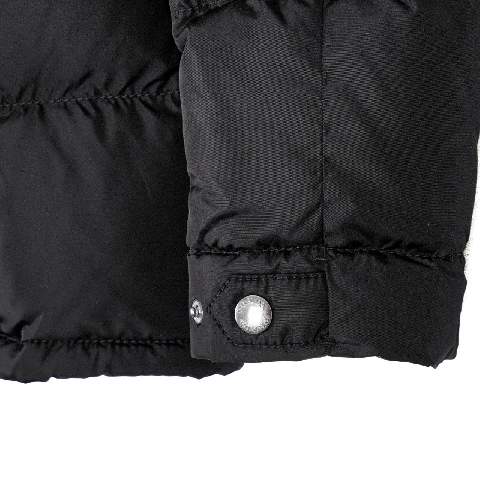 Prada Prada Black Nylon Fox Fur Hooded Womens Down Puffer Jacket Size XS / US 0-2 / IT 36-38 - 7 Thumbnail