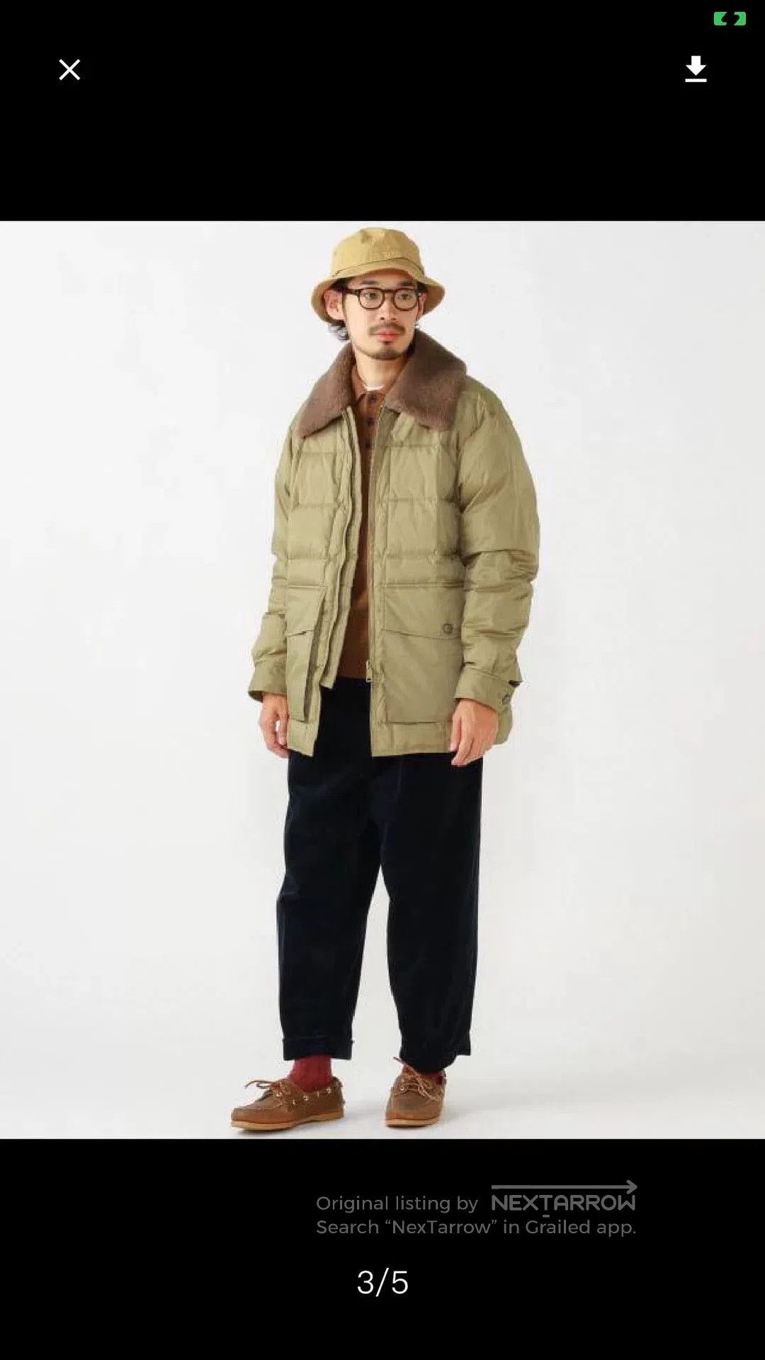 Beams Plus Vintage Americana Style Puffer Jacket. Size US M / EU 48-50 / 2 - 9 Thumbnail