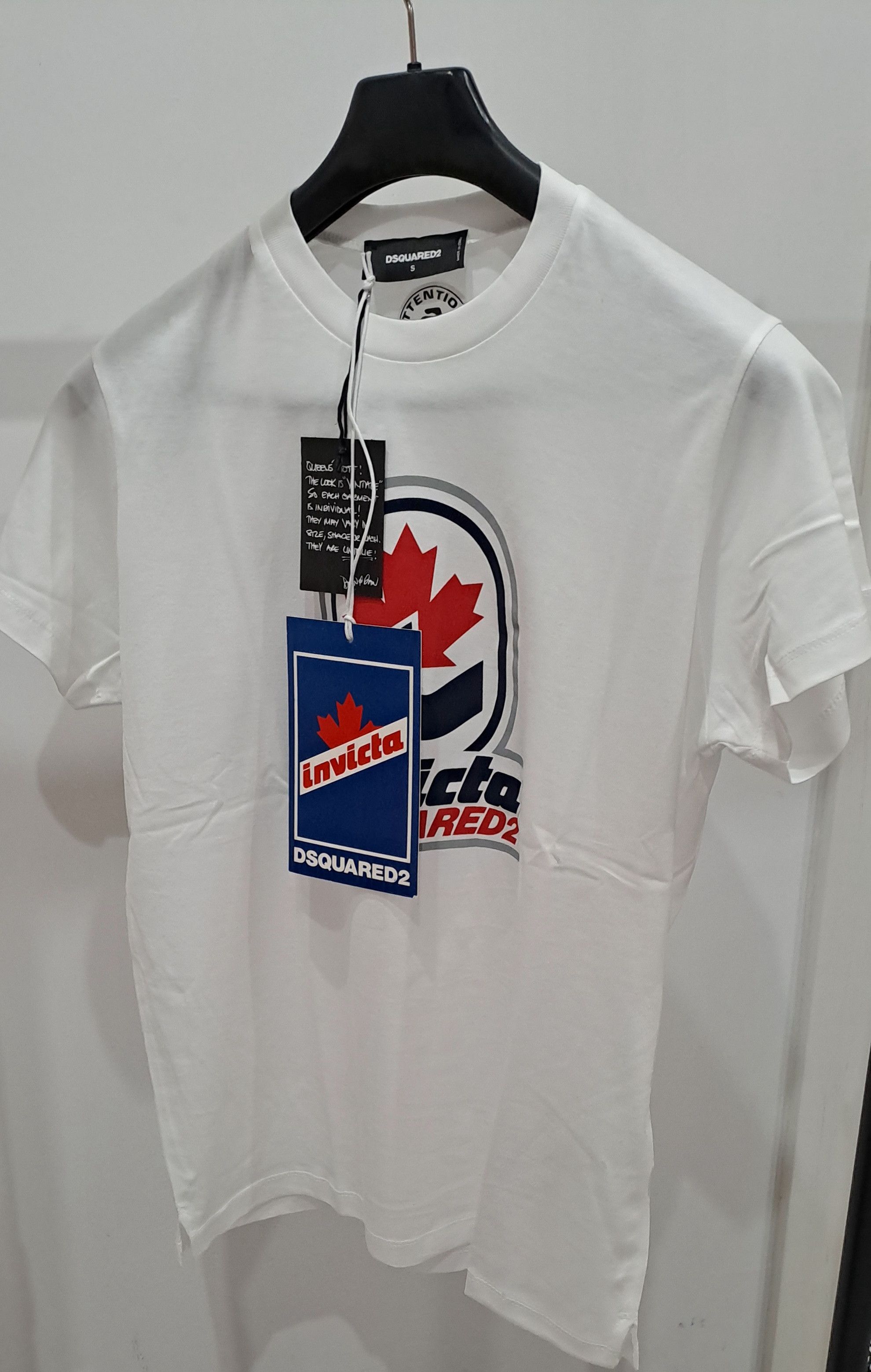 image of Dsquared2 Tshirt in White, Men's (Size Small)