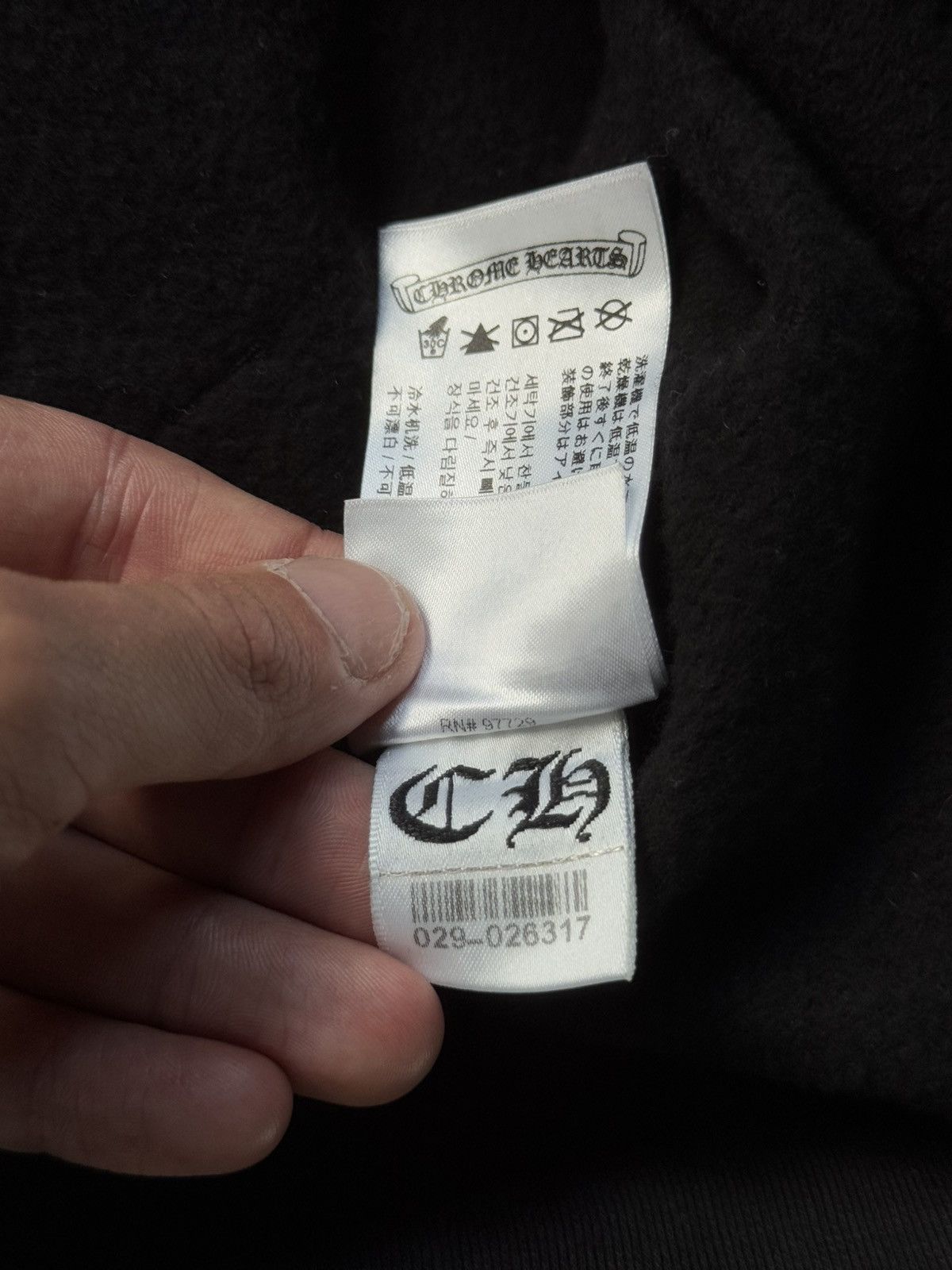 Chrome Hearts Chrome Hearts Scroll Logo Hoodie Size US XL / EU 56 / 4 - 12 Thumbnail