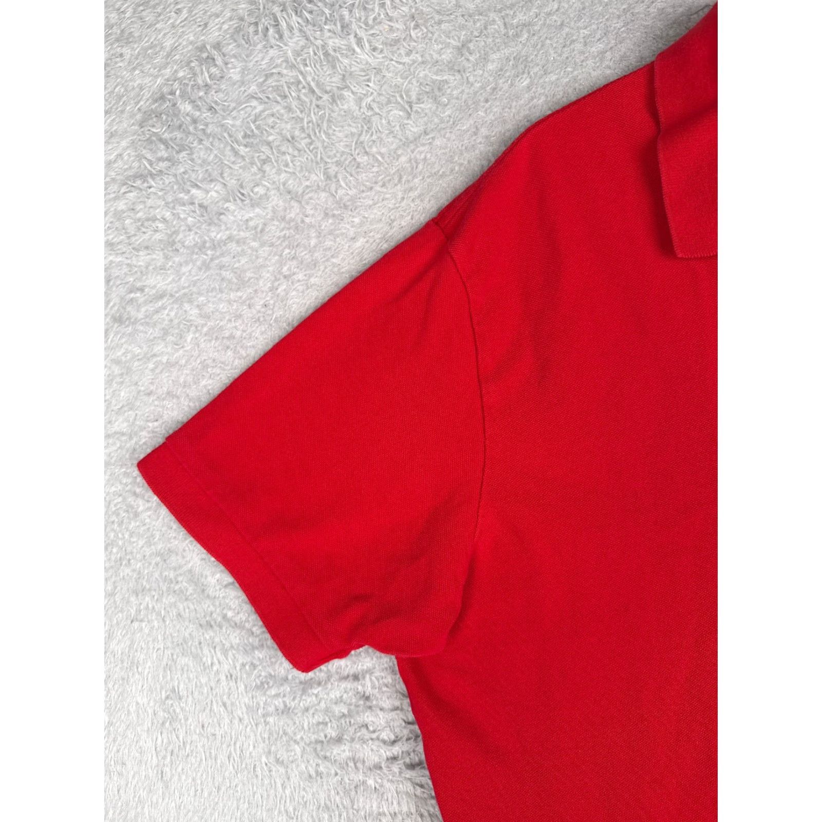 Ralph Lauren VINTAGE Ralph Lauren Polo Shirt Polo 2XL Red 100% Cotton Jersey Golf Mens Shirts Size US XXL / EU 58 / 5 - 3 Thumbnail
