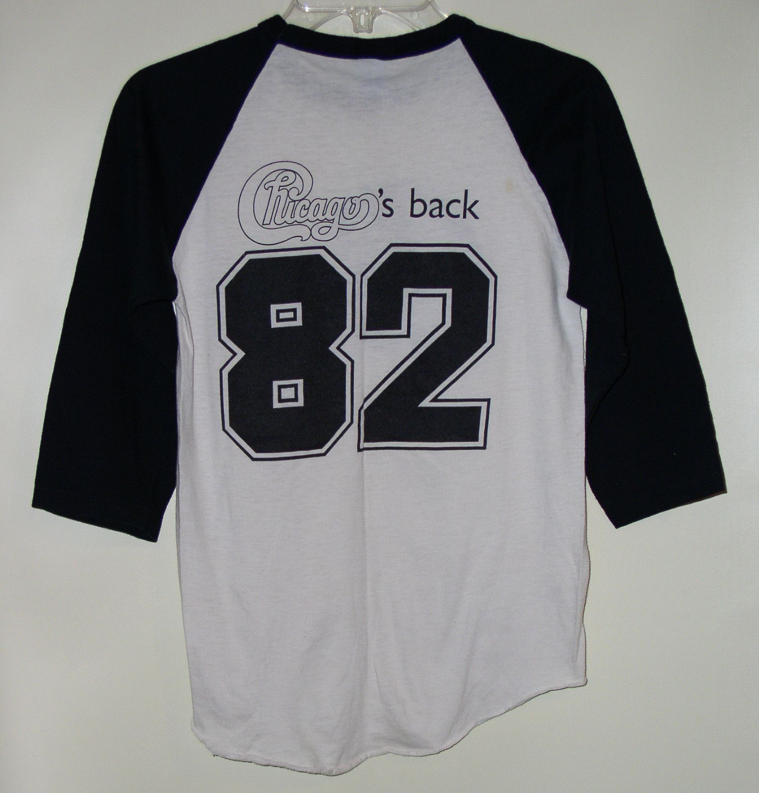 Band Tees Chicago Band Concert Raglan Jersey Shirt 1982 Single Stitch Size US M / EU 48-50 / 2 - 2 Thumbnail