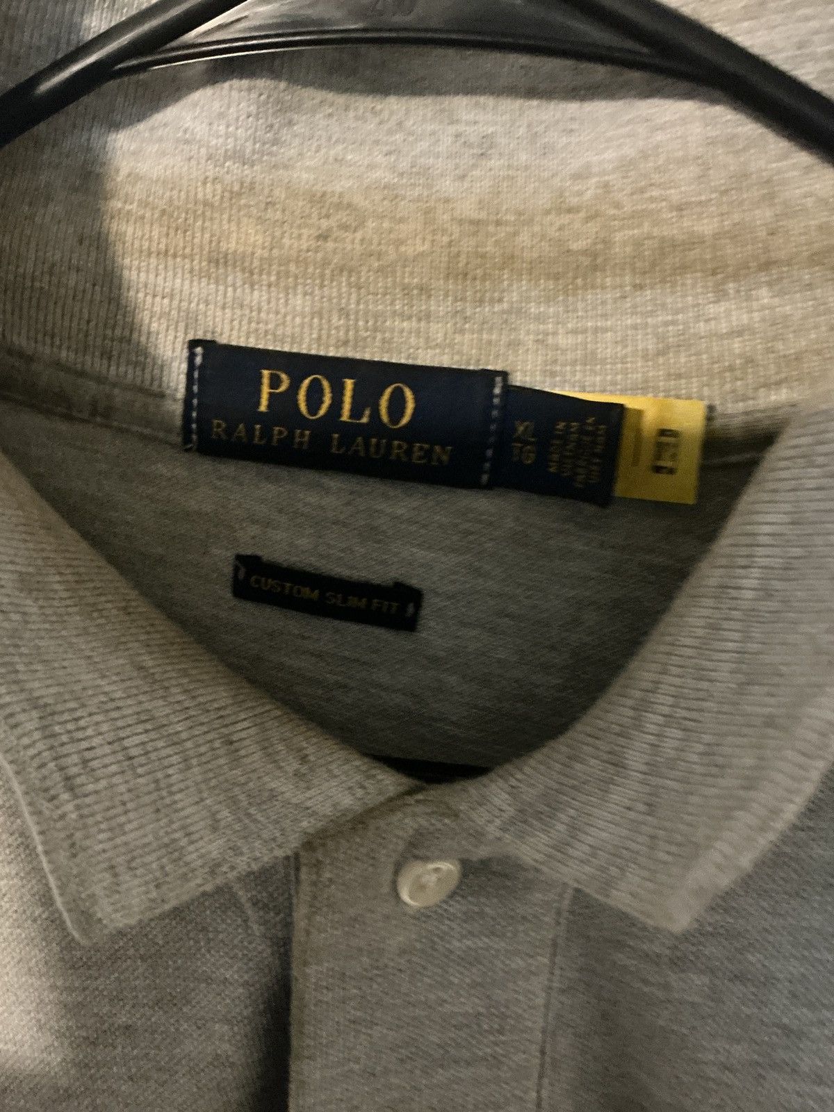 Ralph Lauren Polo Ralph Lauren Custom Slim Fit Grey Polo Shirt Xl Size US XL / EU 56 / 4 - 3 Thumbnail