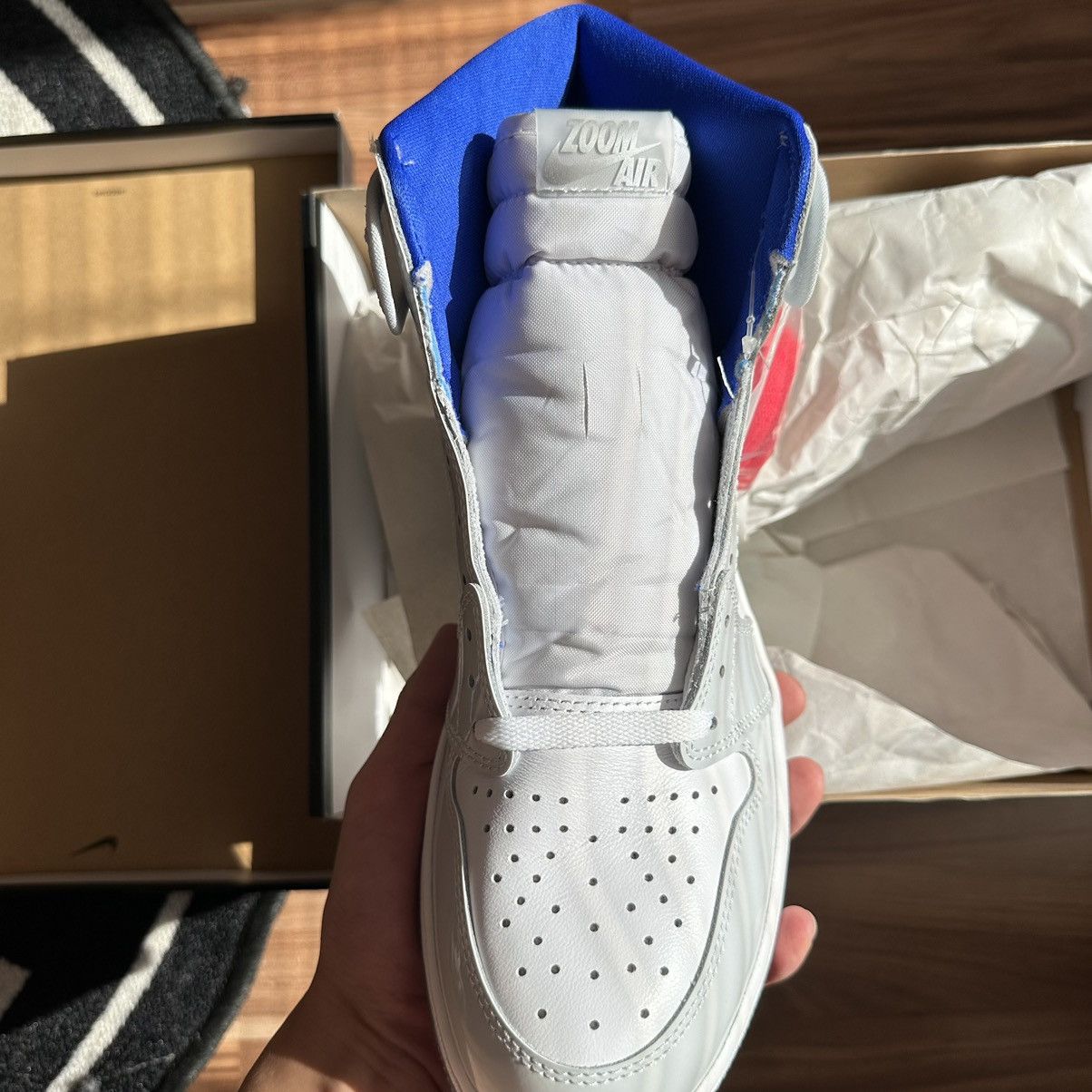 Jordan Brand Jordan 1 Zoom High Racer Blue Size US 10.5 / EU 43-44 - 3 Thumbnail