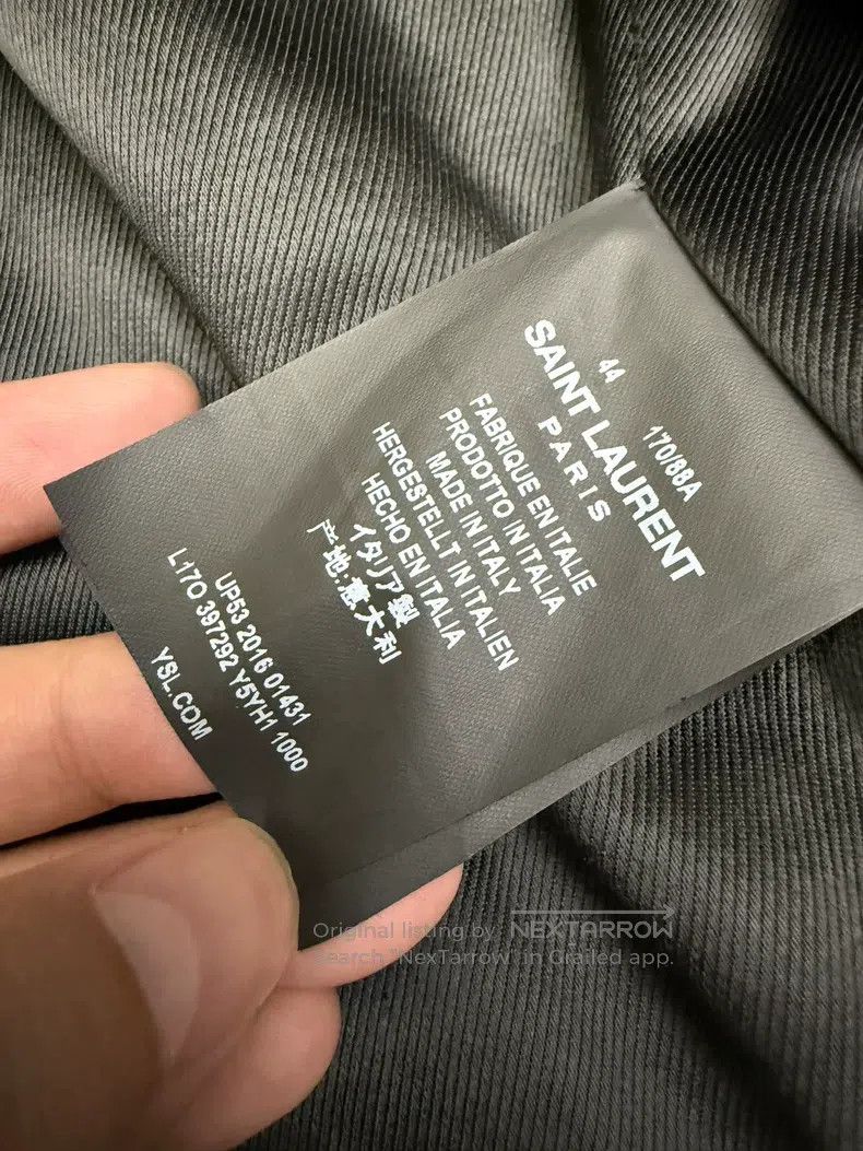 Saint Laurent Paris Saint Laurent Paris Cowhide Leather Jacket Size US S / EU 44-46 / 1 - 4 Thumbnail
