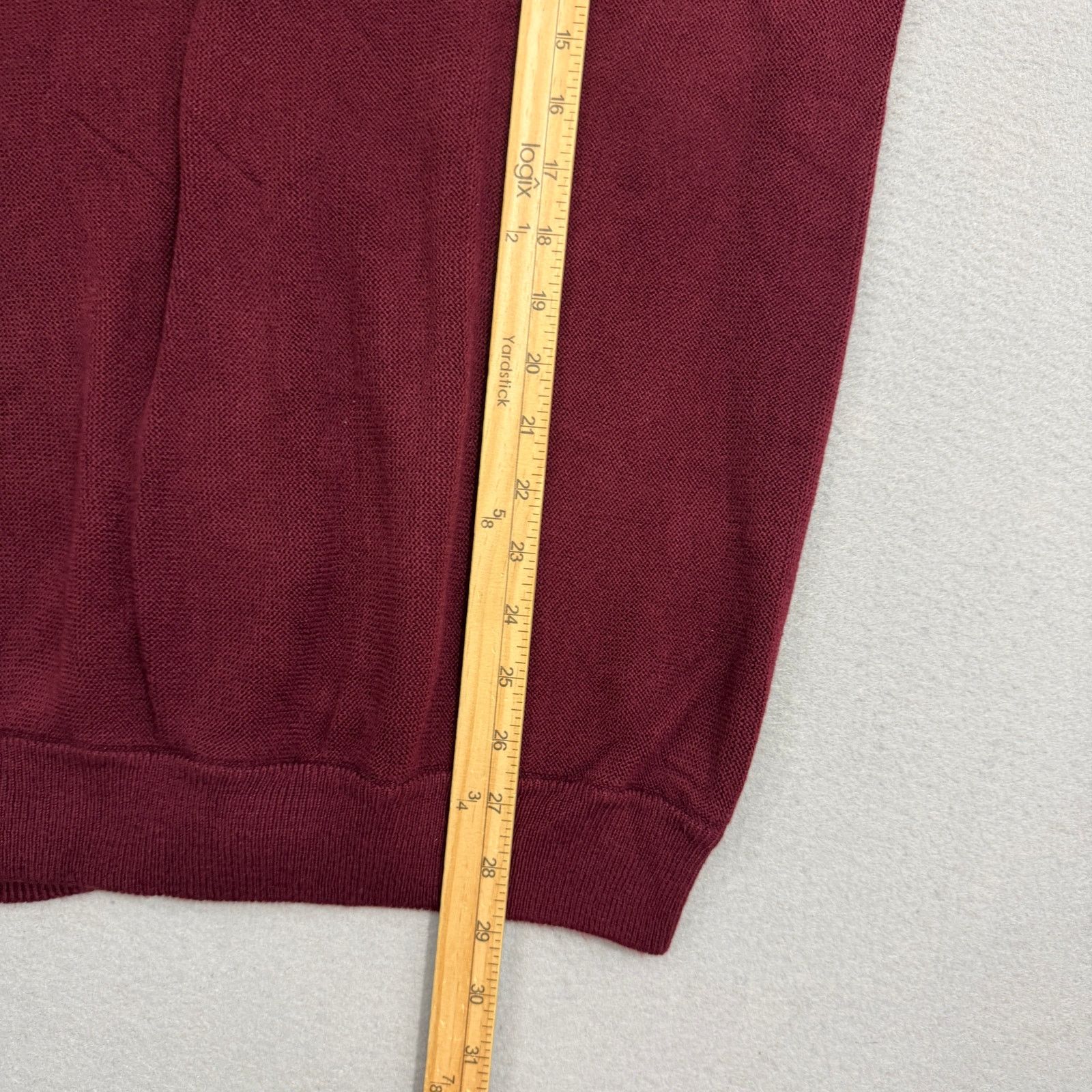 Vintage Vintage Geometric Knit Cardigan Sweater Men's Large Red Size US L / EU 52-54 / 3 - 7 Thumbnail