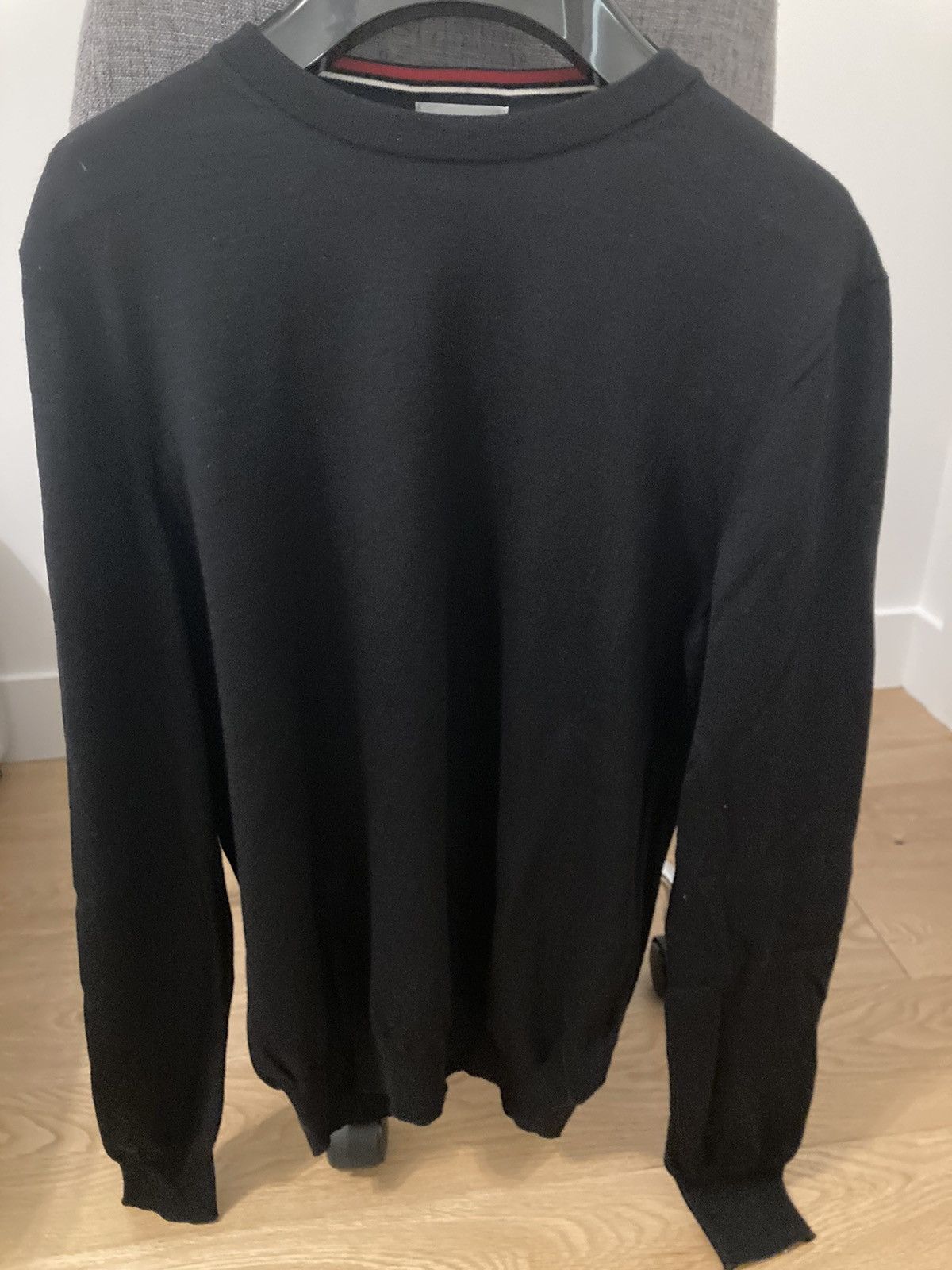 image of Dior Homme Black Sweater Bee, Men's (Size Small)