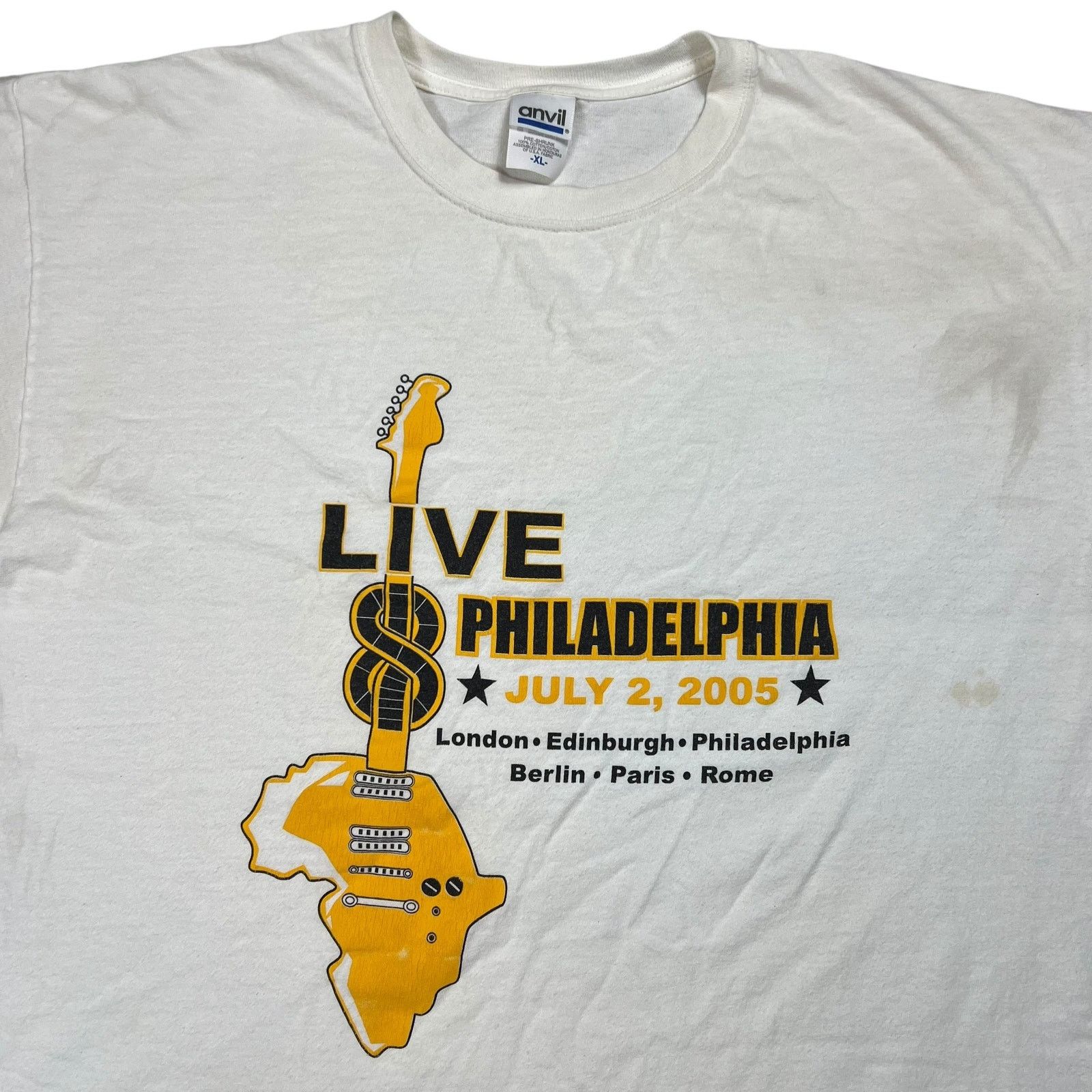 Anvil × Band Tees × Vintage Vintage 2005 Live Aid Philadelphia band festival tee (XL) Size US XL / EU 56 / 4 - 2 Thumbnail