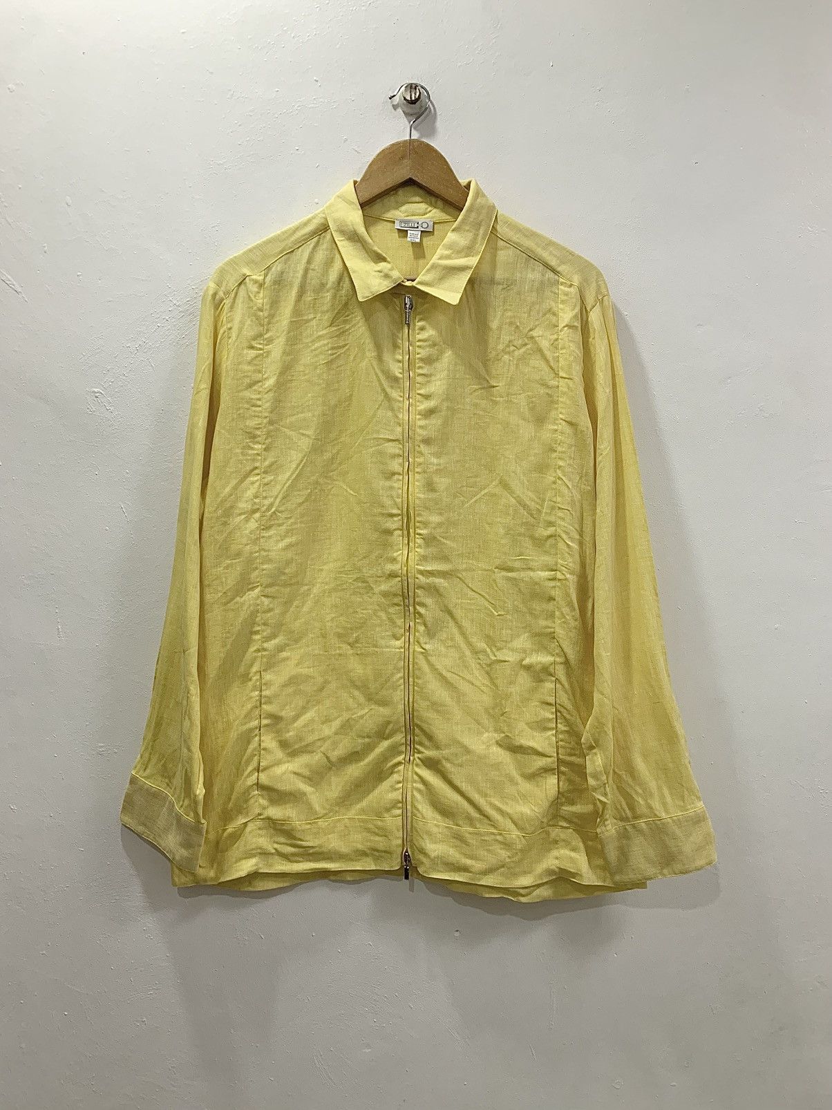 Zilli ZILLI ZIPPED - LINEN LONGSLEEVE SHIRT JACKET Size US XXL / EU 58 / 5 - 1 Thumbnail