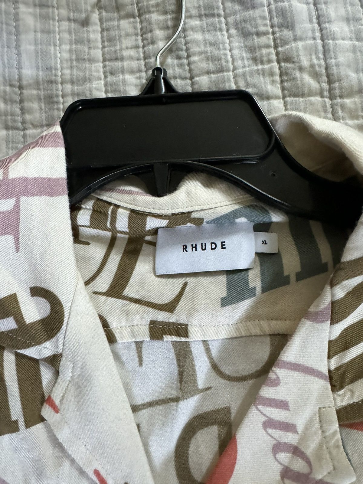 Rhude Rhude Logo Shirt Size US XL / EU 56 / 4 - 2 Thumbnail