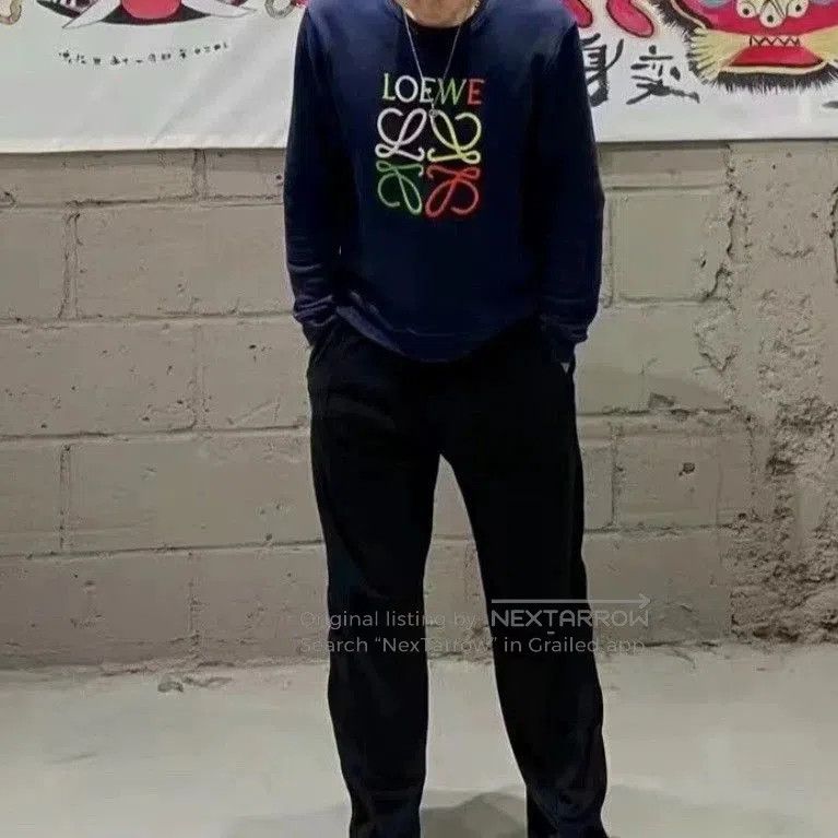 Loewe LOEWE Multi-Thread Embroidered Sweatshirt. Size US M / EU 48-50 / 2 - 9 Thumbnail