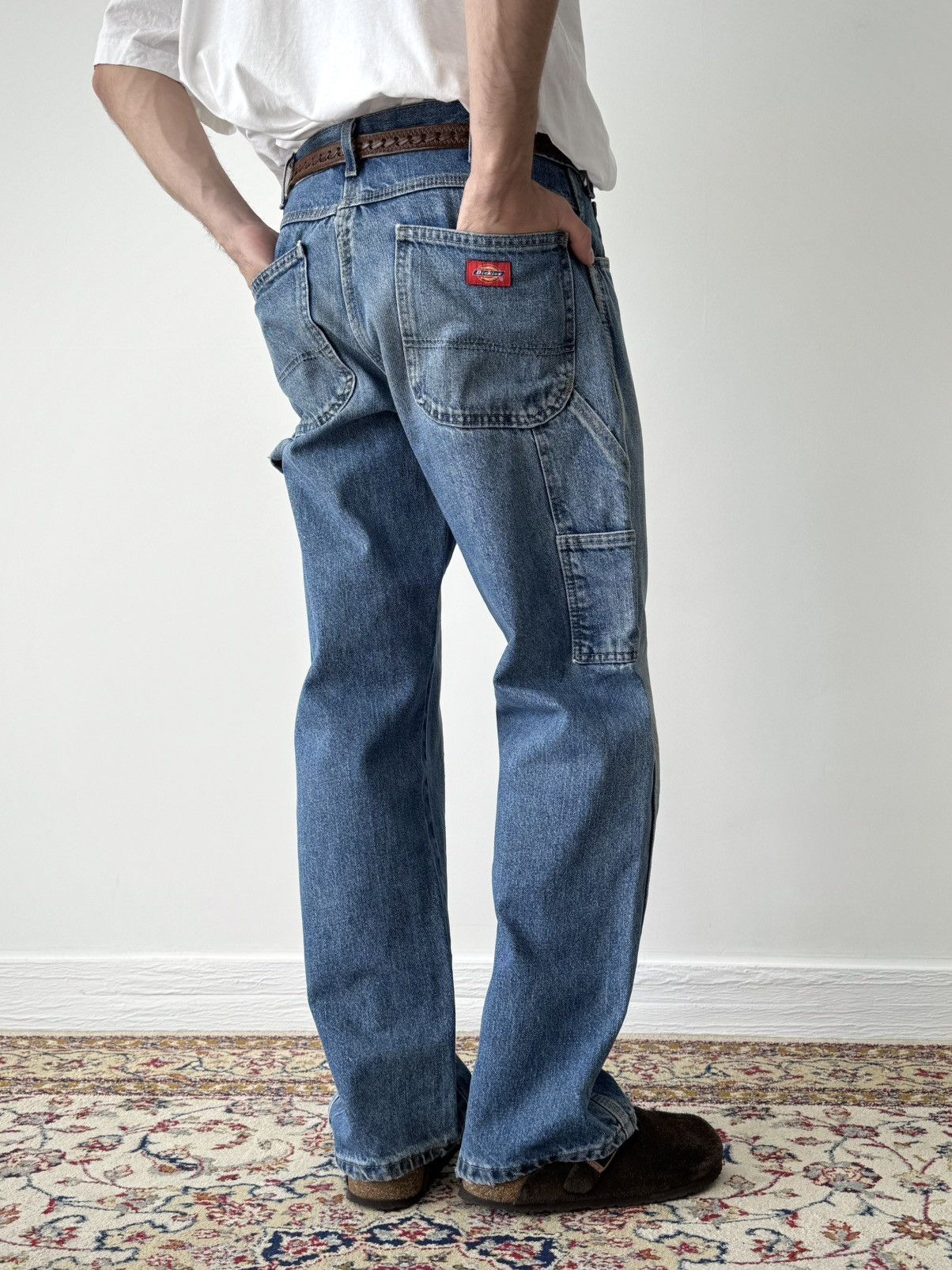 Dickies Vintage 00s Dickies Work Faded Carpenter Jeans Pants Size US 32 / EU 48 - 1 Thumbnail