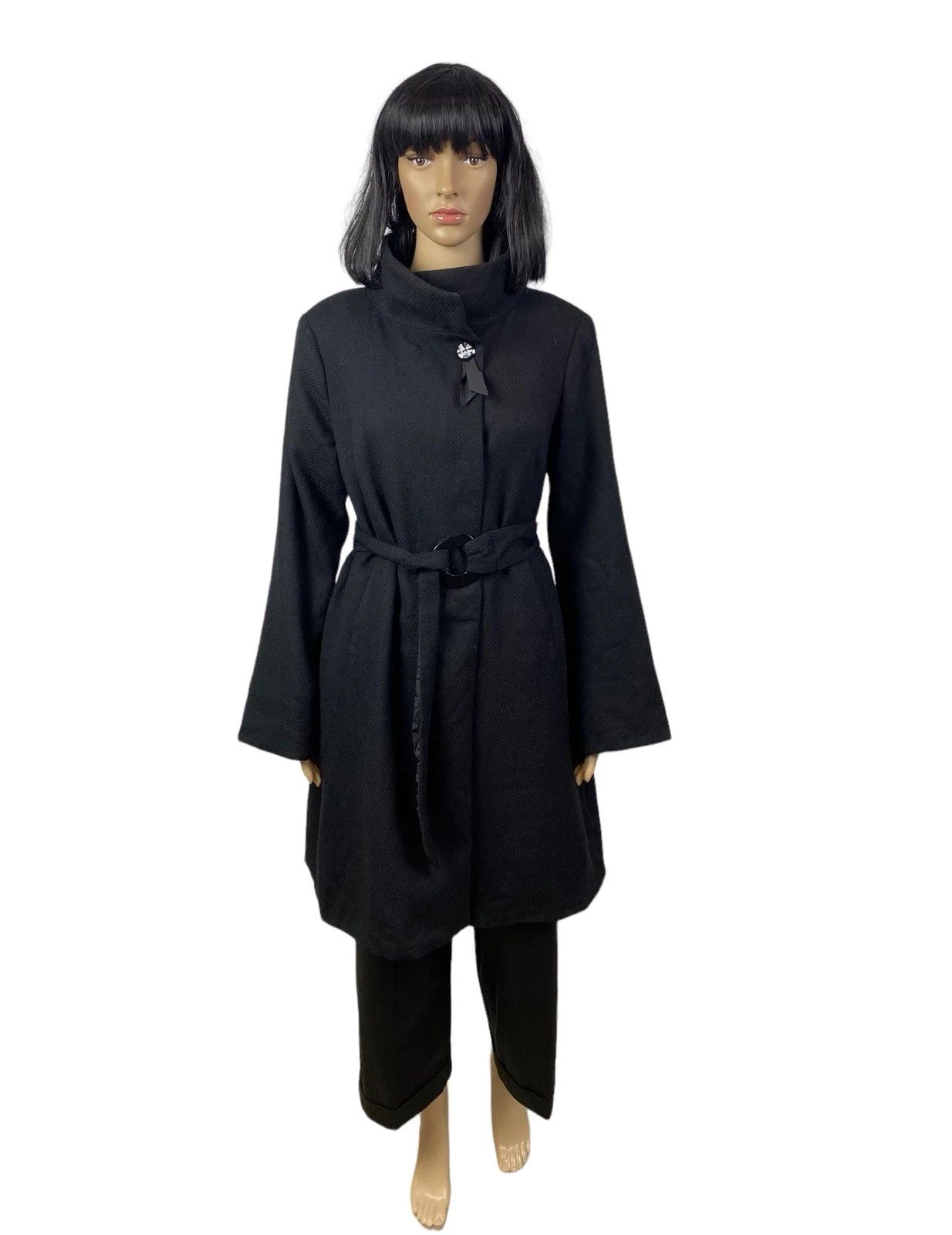 DOROTHEE SCHUMACHER Schumacher Wool Coat Belted size XL Size XL / US 12-14 / IT 48-50 - 2 Thumbnail