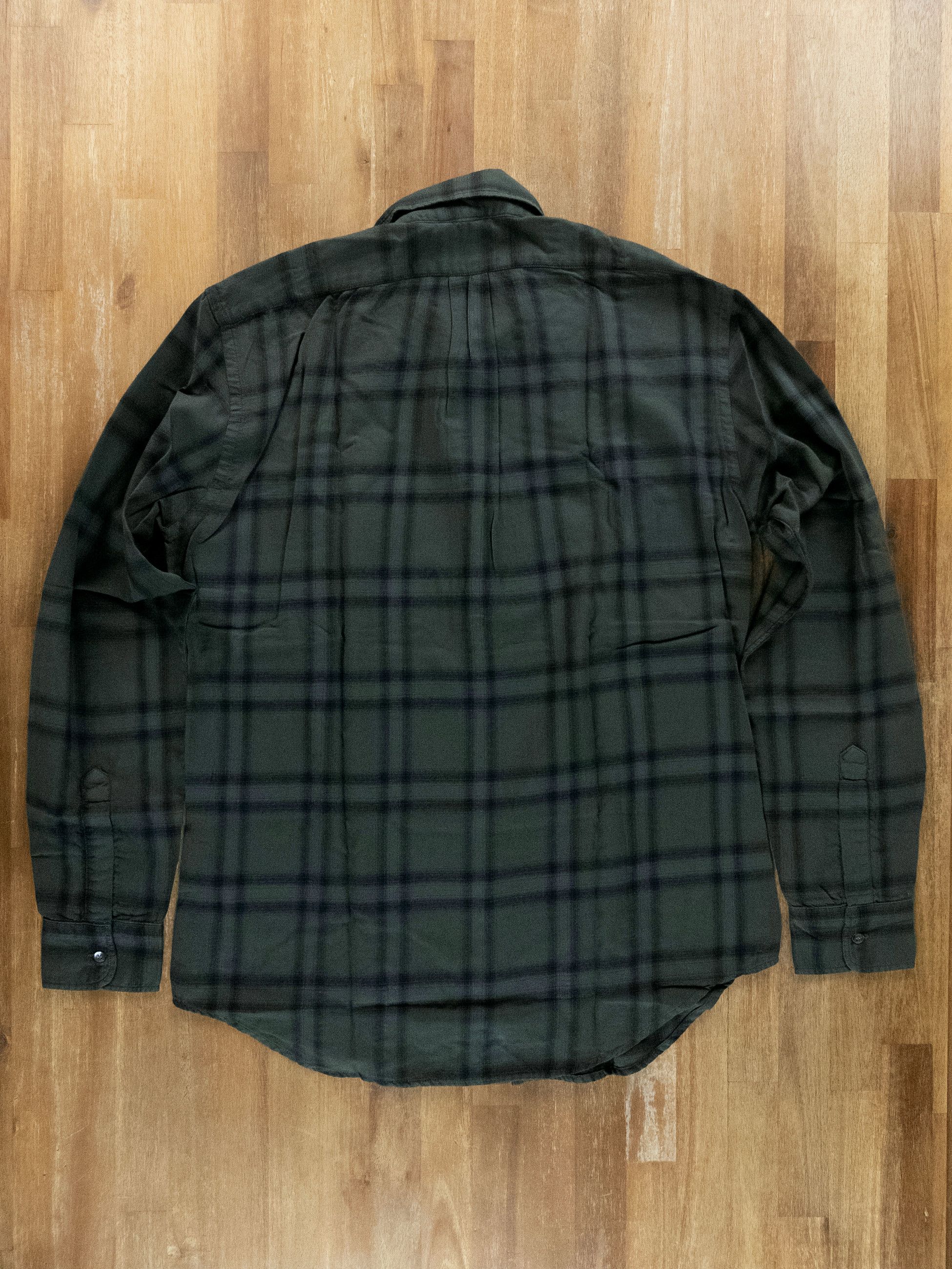 Aspesi ASPESI New Robert green plaid button down flannel shirt M Size US M / EU 48-50 / 2 - 7 Thumbnail
